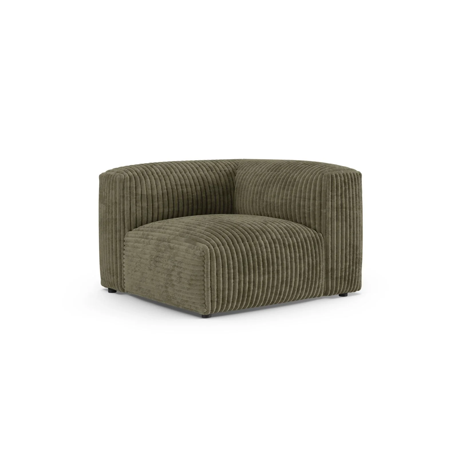 Martina Modulares Sofa Sitzelement, Symmetrisch, Sitztiefe 90 cm, aus Samt, Cord, Boucle oder Strukturstoff, 120x120 cm - Image 93