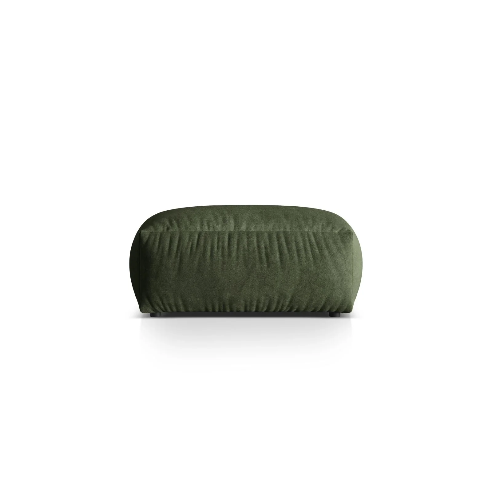 Martina Pouf aus Samt, Cord, Boucle oder Strukturstoff, 106x106 cm - Image 11