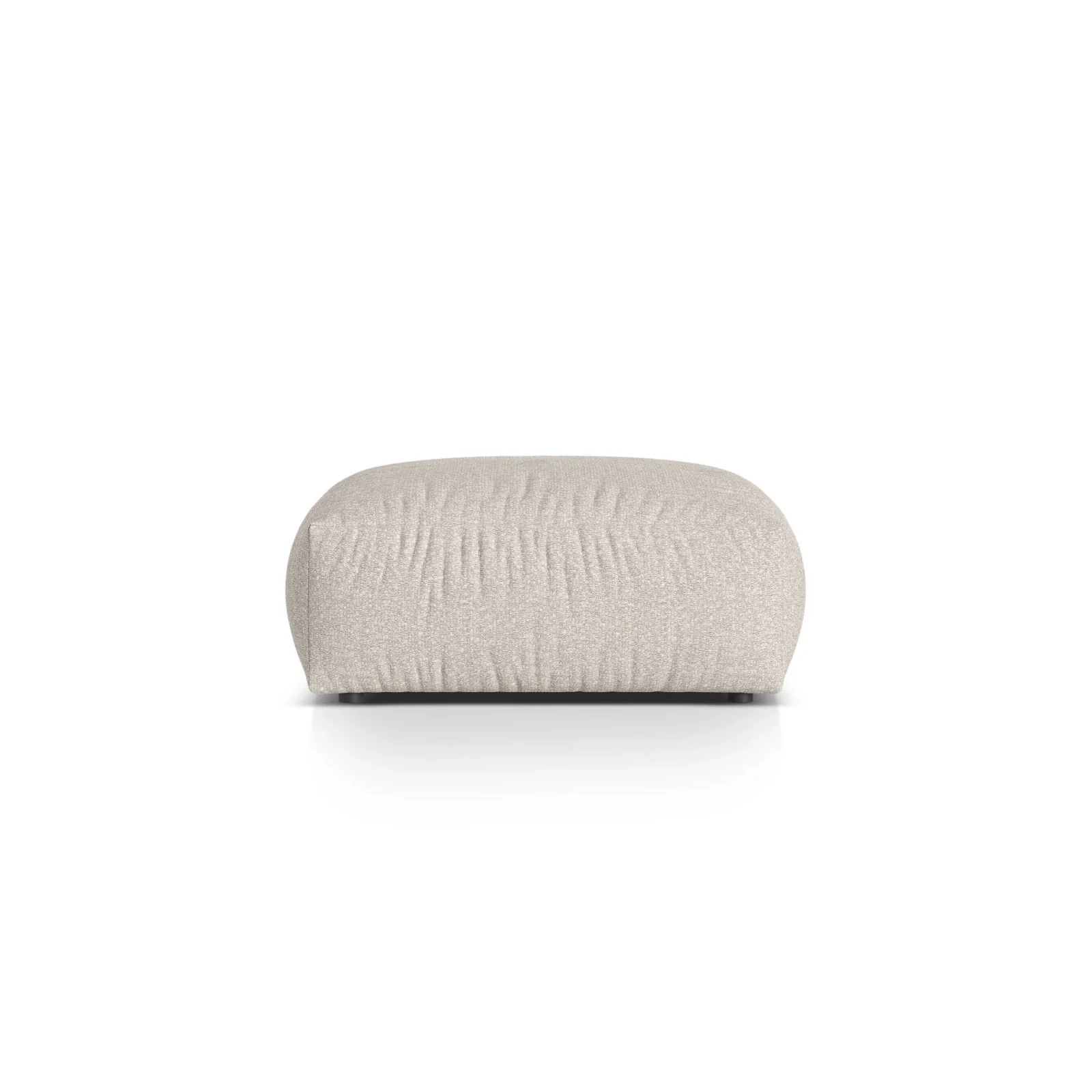 Martina Pouf aus Samt, Cord, Boucle oder Strukturstoff, 106x106 cm - Image 111