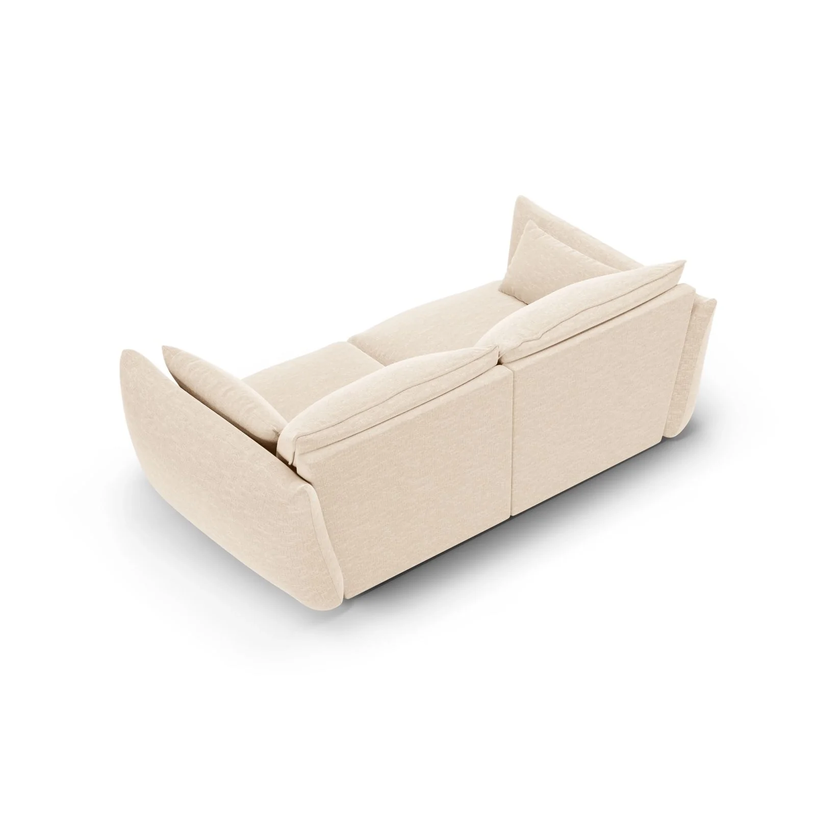 Matera 2-Sitzer Sofa aus Samt oder Chenille, 180x110 cm - Image 3