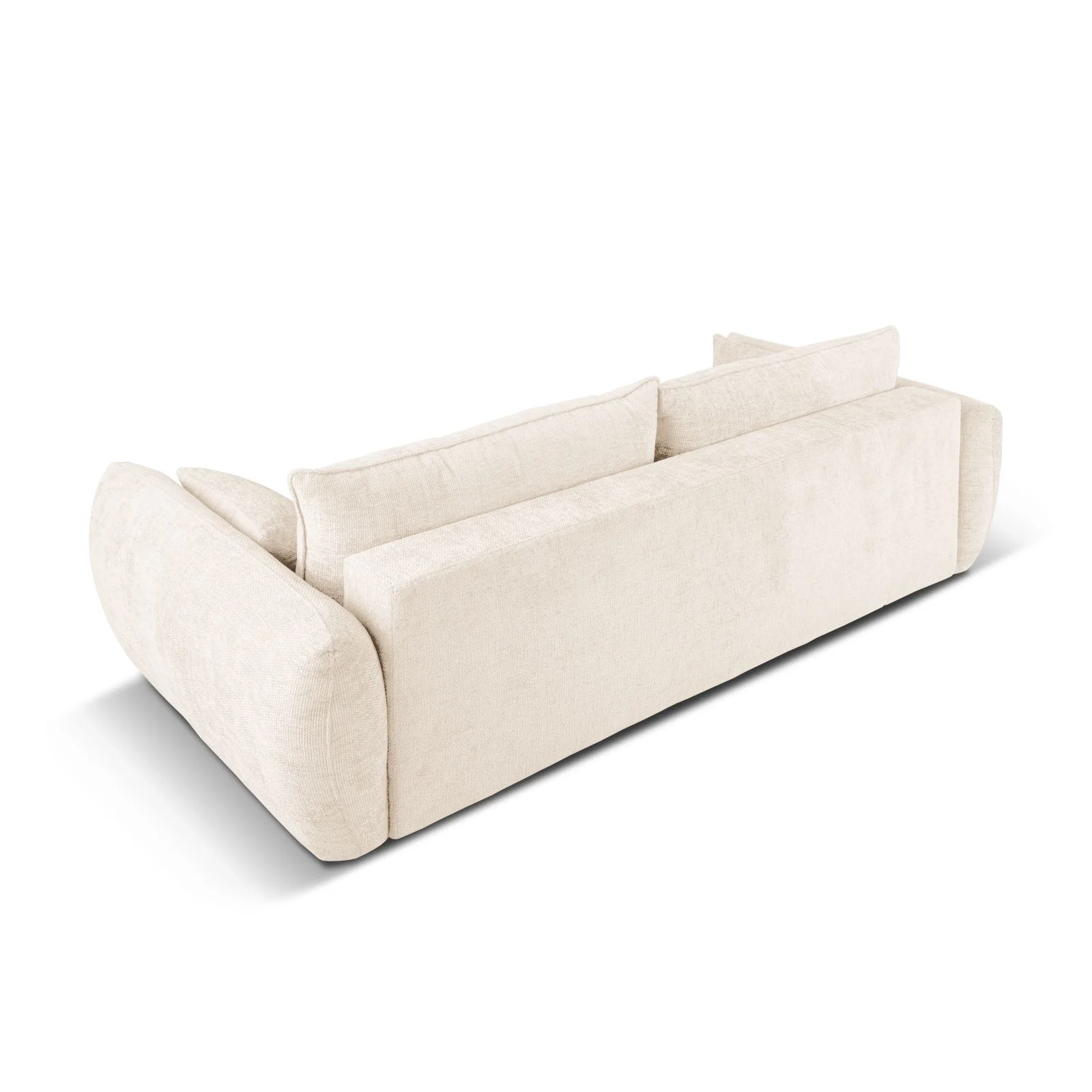 Matera 3-Sitzer Sofa mit Schlaffunktion und Stauraum, aus Samt oder Chenille, 240x108x86 cm - Image 10