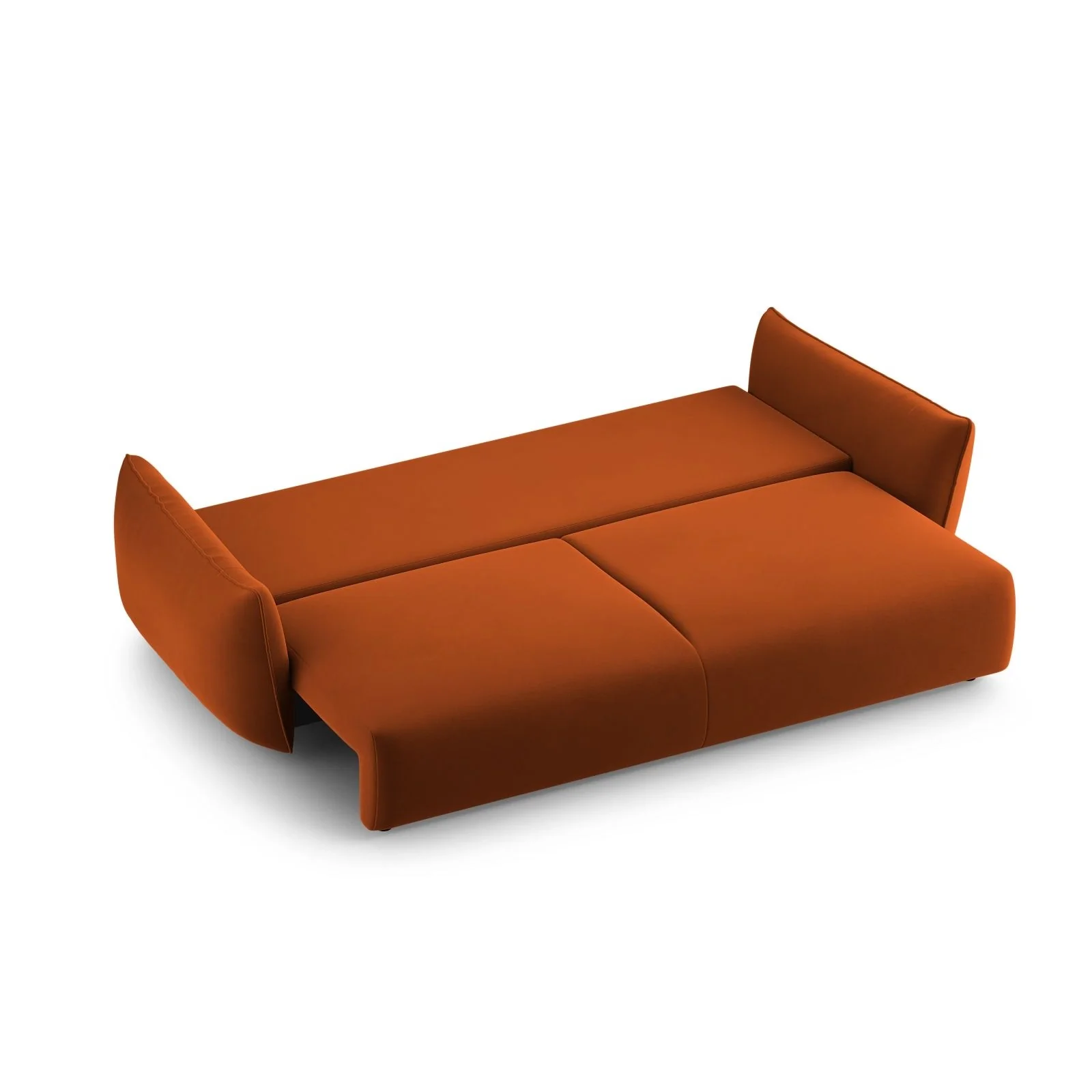 Matera 3-Sitzer Sofa mit Schlaffunktion und Stauraum, aus Samt oder Chenille, 240x108x86 cm - Image 104