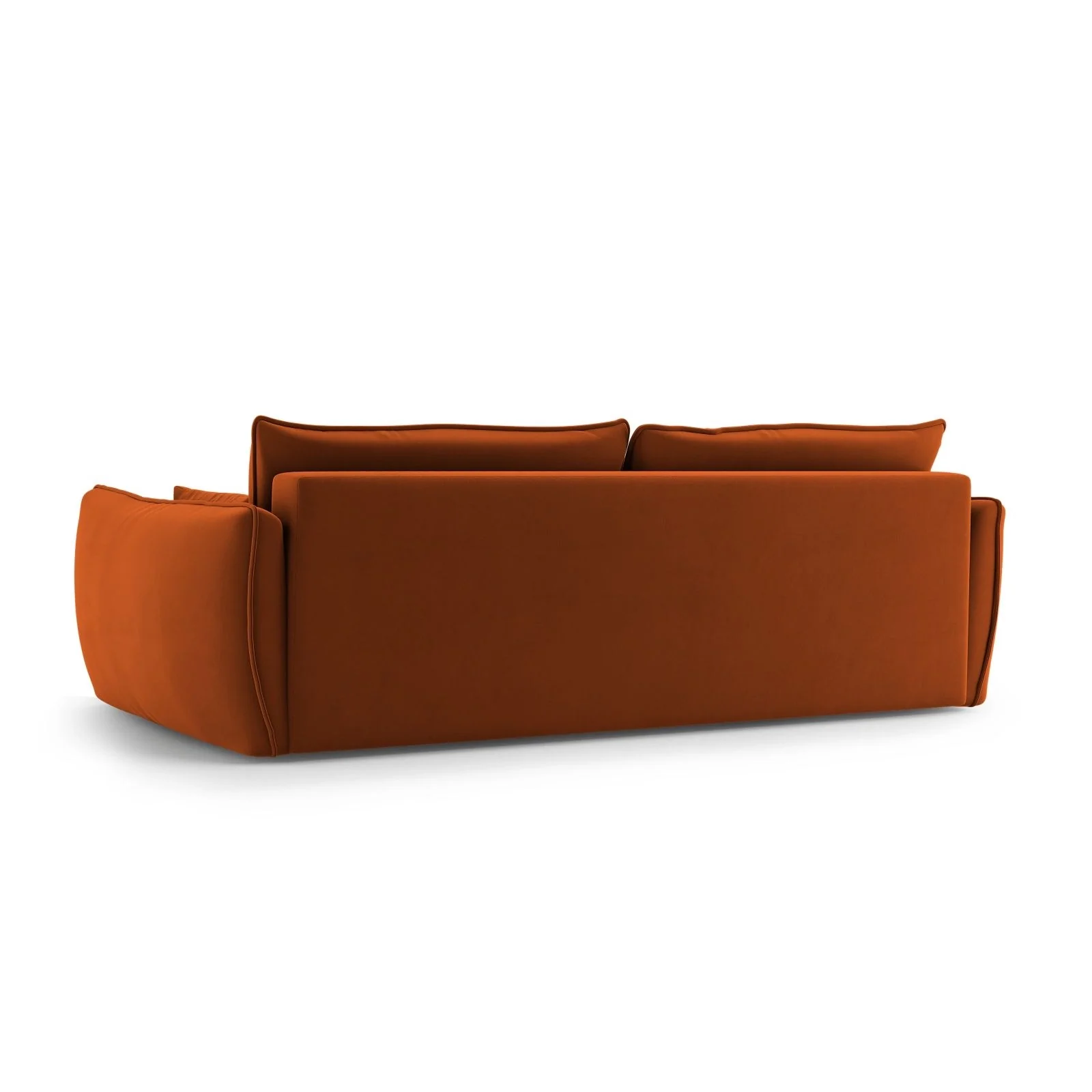 Matera 3-Sitzer Sofa mit Schlaffunktion und Stauraum, aus Samt oder Chenille, 240x108x86 cm - Image 105