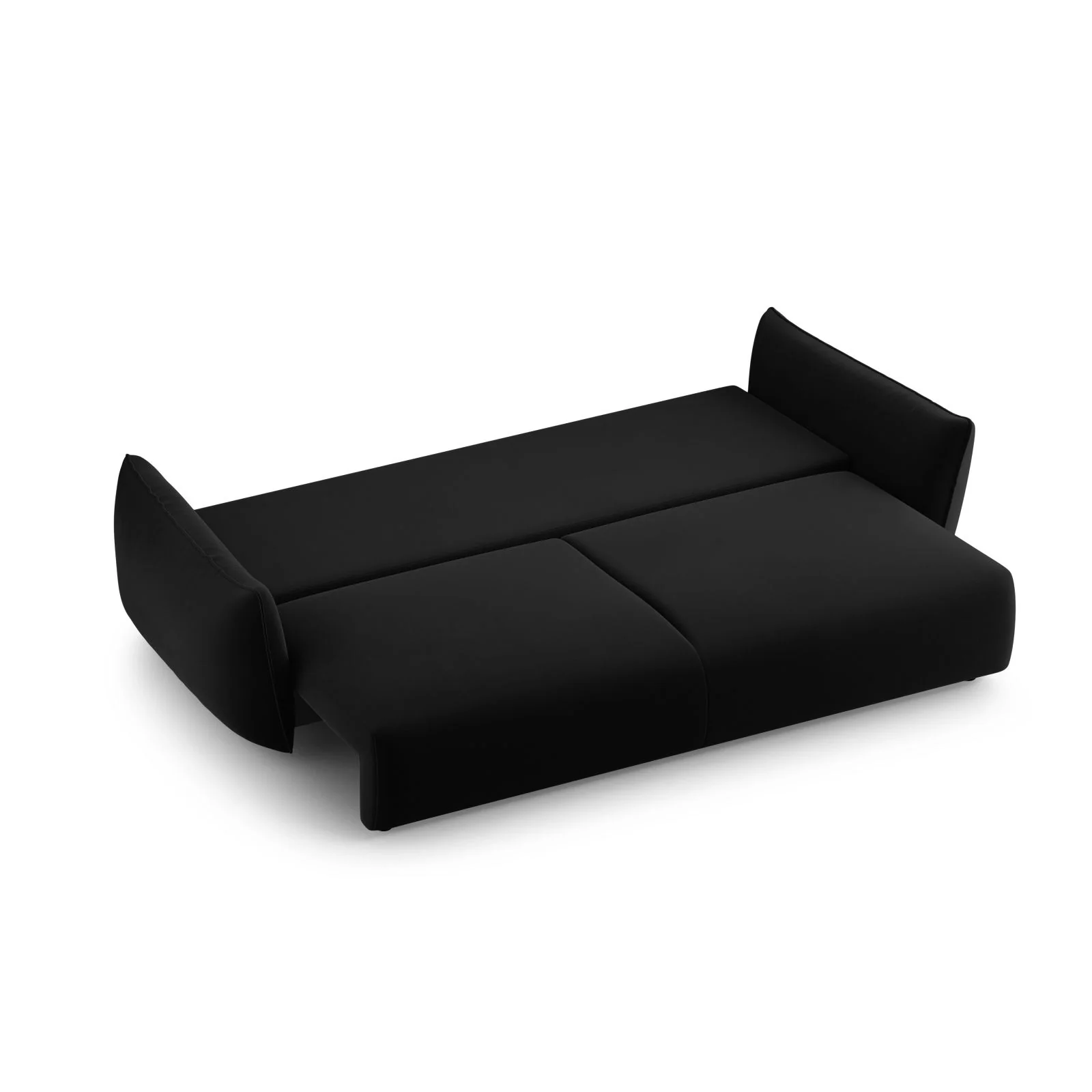Matera 3-Sitzer Sofa mit Schlaffunktion und Stauraum, aus Samt oder Chenille, 240x108x86 cm - Image 122
