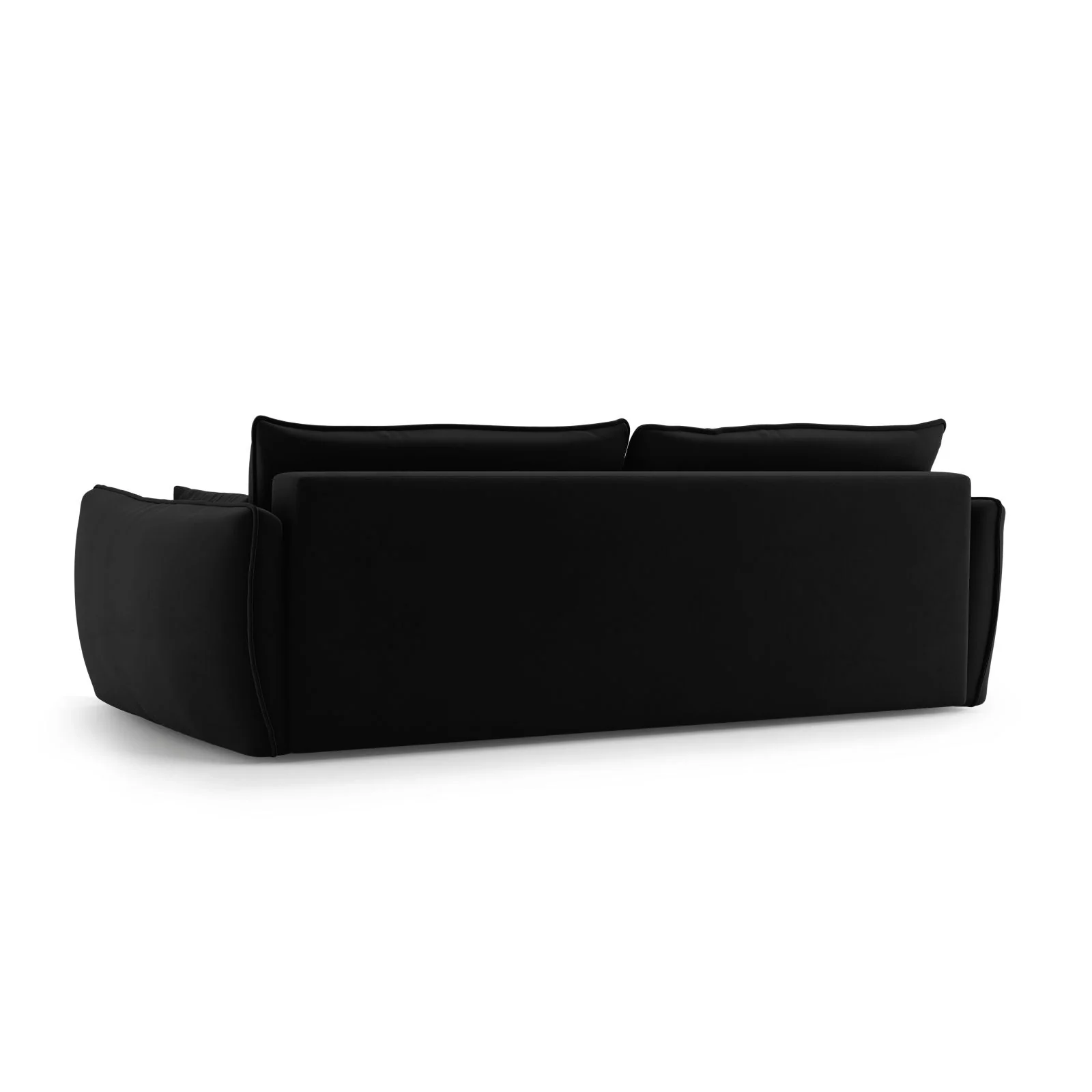 Matera 3-Sitzer Sofa mit Schlaffunktion und Stauraum, aus Samt oder Chenille, 240x108x86 cm - Image 123