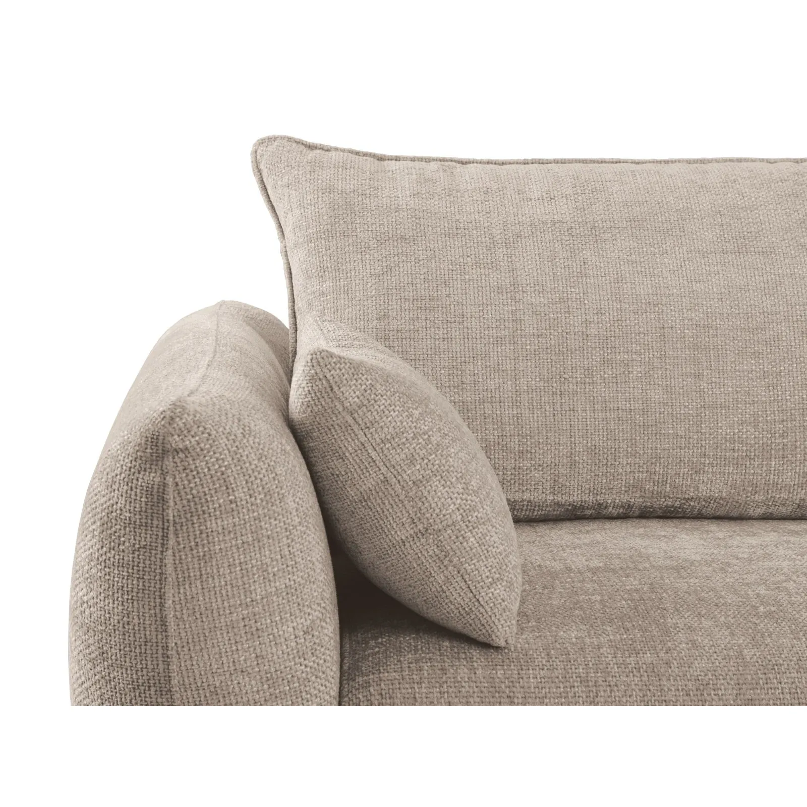 Matera 3-Sitzer Sofa mit Schlaffunktion und Stauraum, aus Samt oder Chenille, 240x108x86 cm - Image 13
