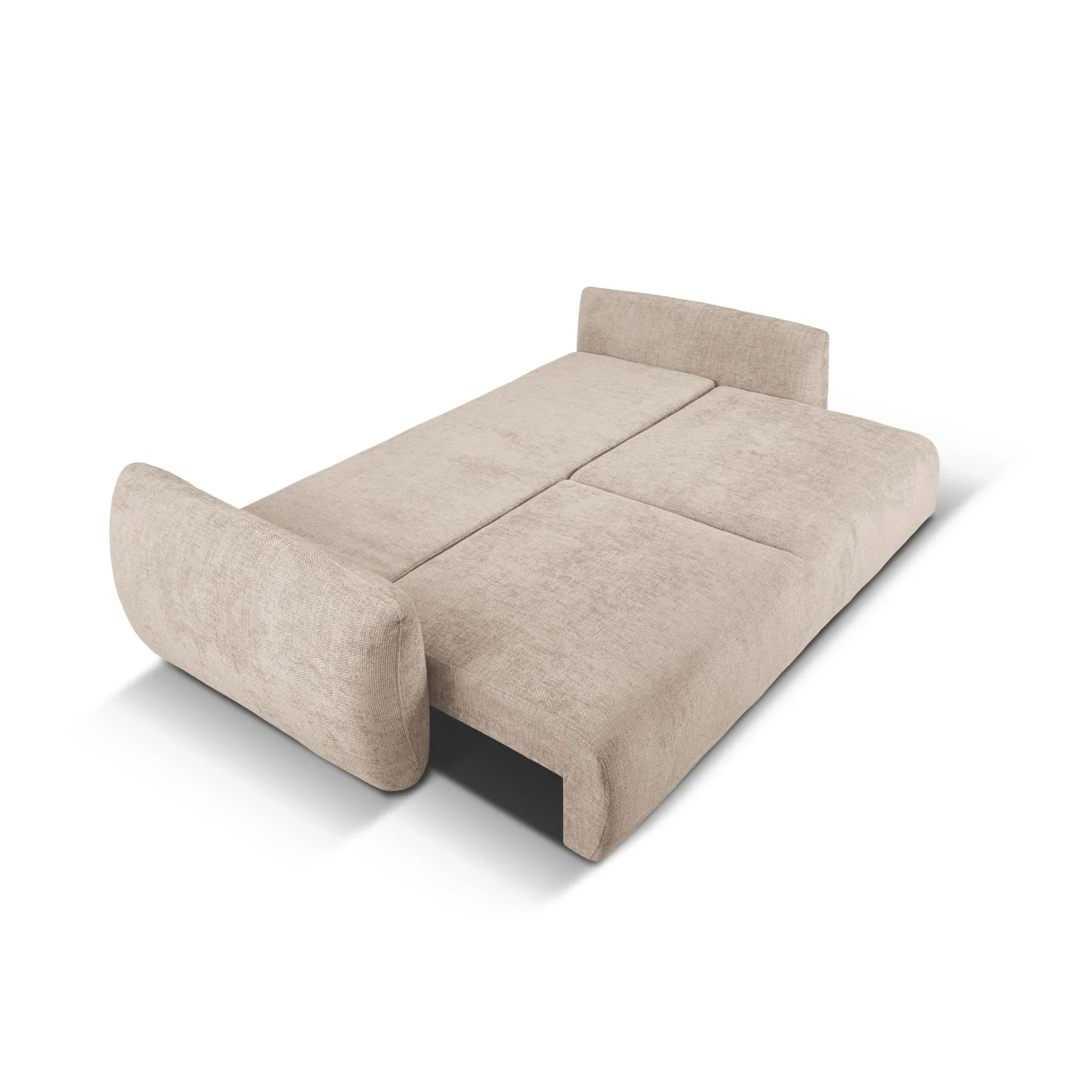 Matera 3-Sitzer Sofa mit Schlaffunktion und Stauraum, aus Samt oder Chenille, 240x108x86 cm - Image 19
