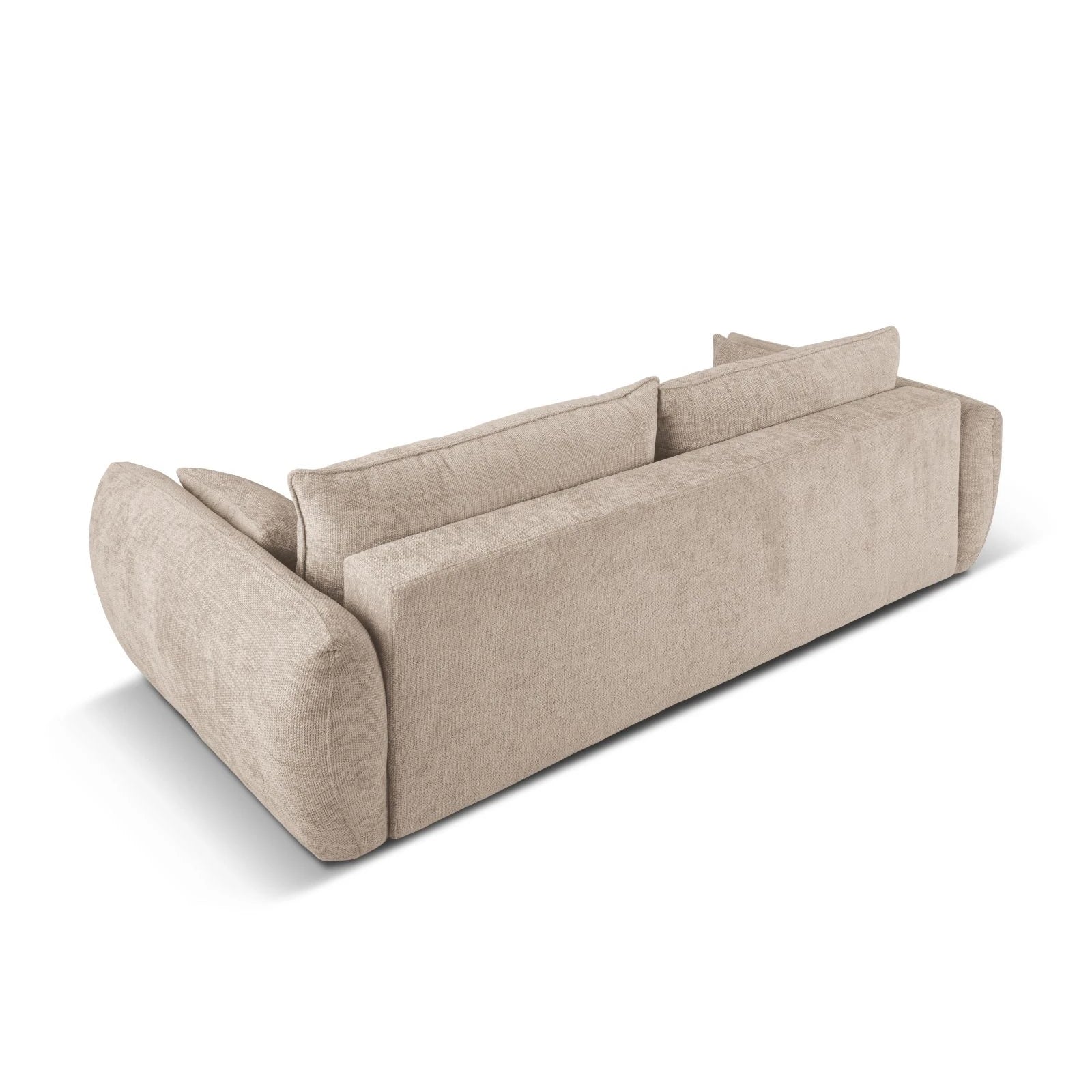 Matera 3-Sitzer Sofa mit Schlaffunktion und Stauraum, aus Samt oder Chenille, 240x108x86 cm - Image 20