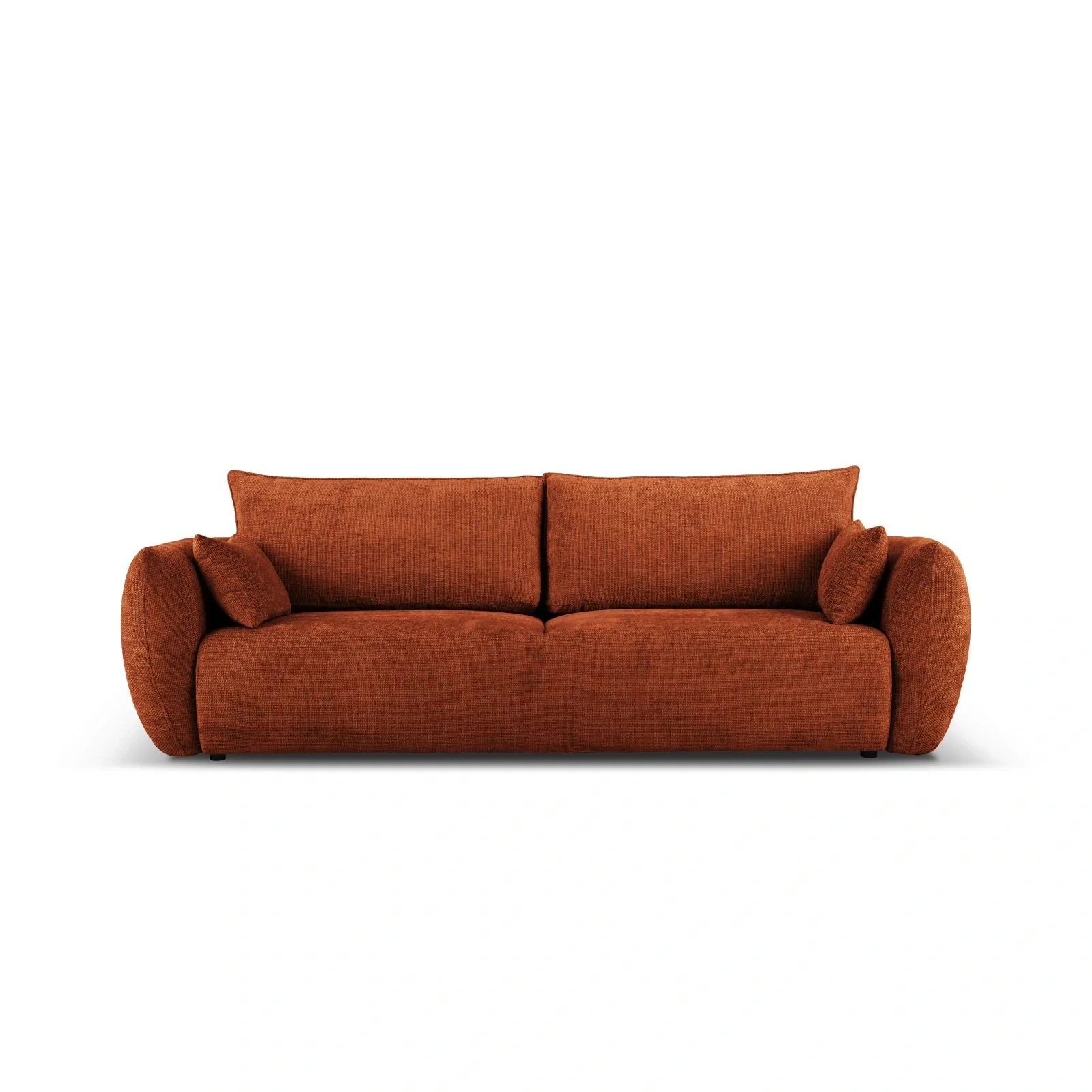 Matera 3-Sitzer Sofa mit Schlaffunktion und Stauraum, aus Samt oder Chenille, 240x108x86 cm - Image 21