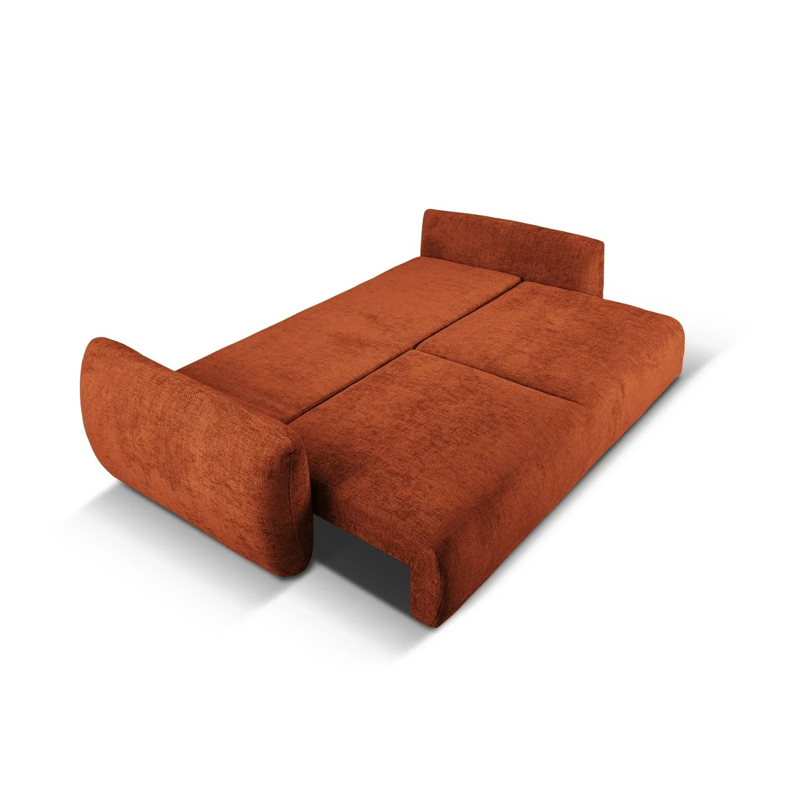 Matera 3-Sitzer Sofa mit Schlaffunktion und Stauraum, aus Samt oder Chenille, 240x108x86 cm - Image 29