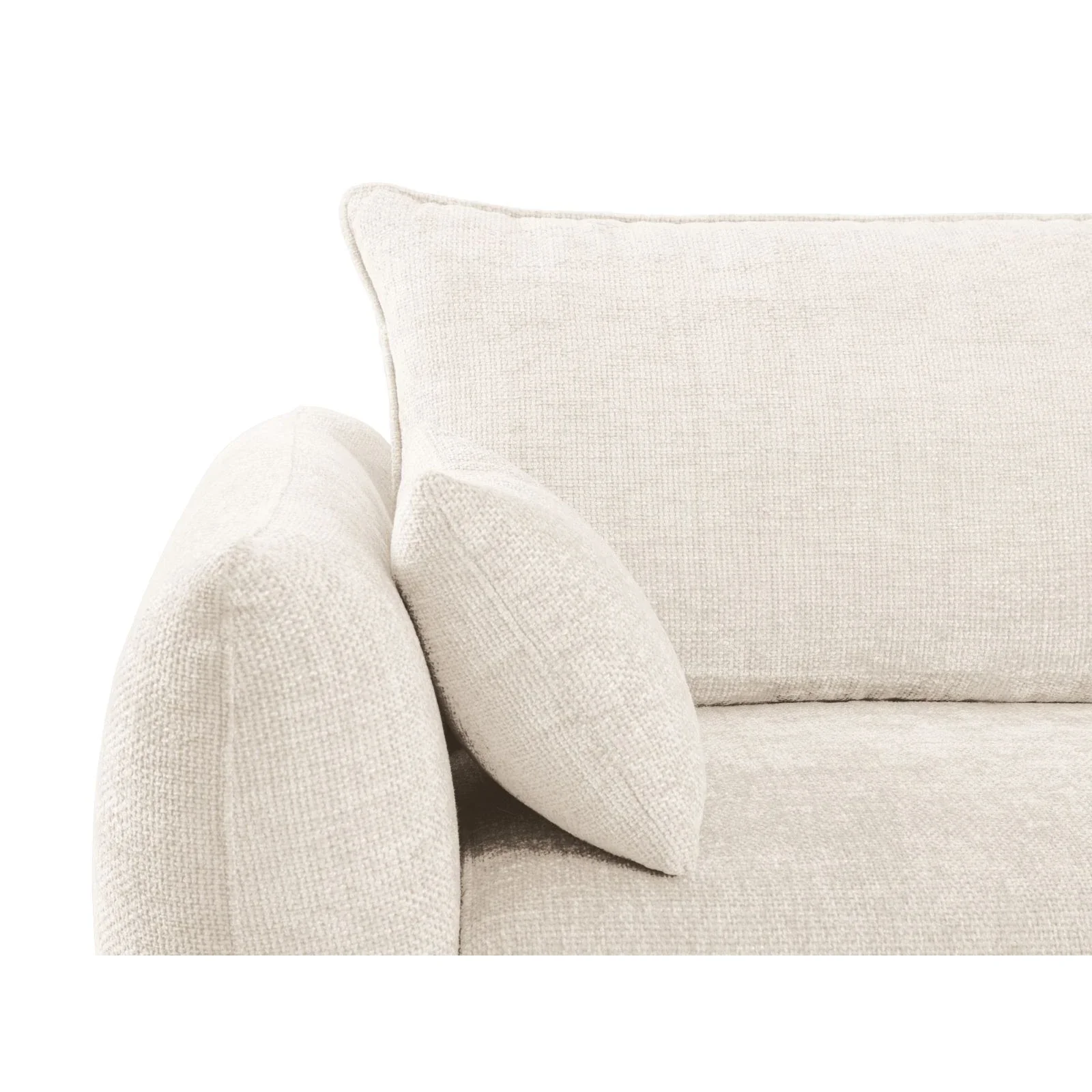 Matera 3-Sitzer Sofa mit Schlaffunktion und Stauraum, aus Samt oder Chenille, 240x108x86 cm - Image 3