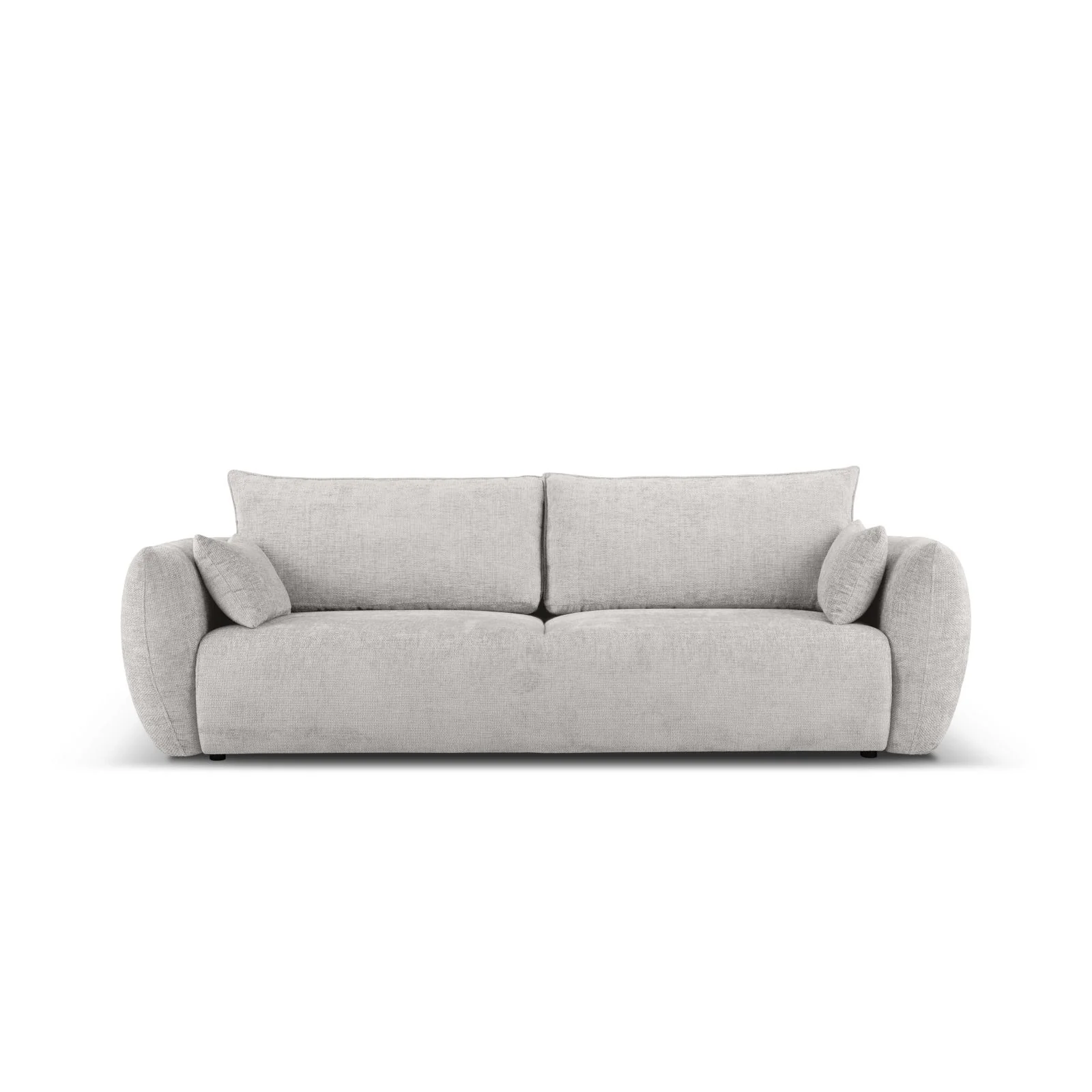 Matera 3-Sitzer Sofa mit Schlaffunktion und Stauraum, aus Samt oder Chenille, 240x108x86 cm - Image 41