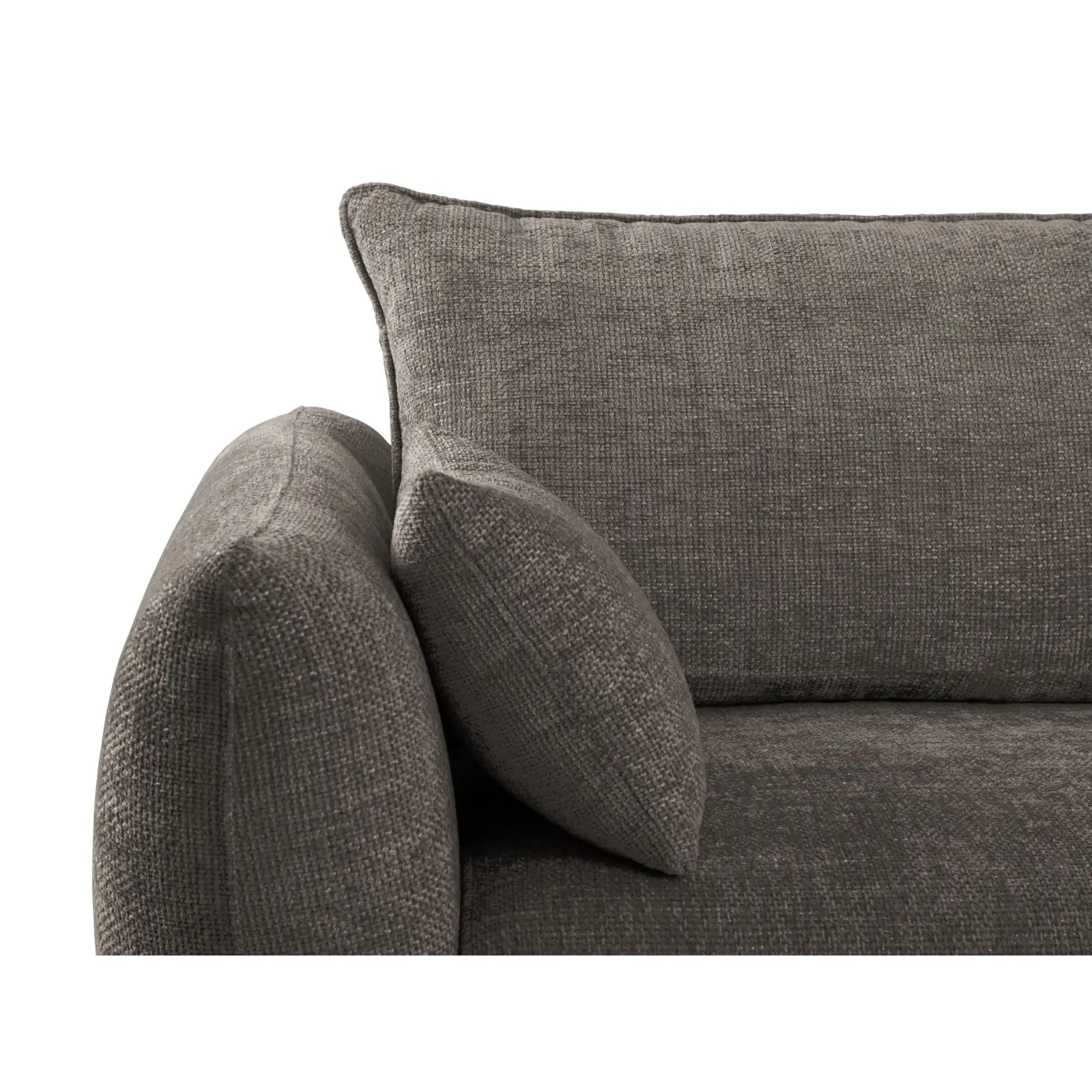 Matera 3-Sitzer Sofa mit Schlaffunktion und Stauraum, aus Samt oder Chenille, 240x108x86 cm - Image 58