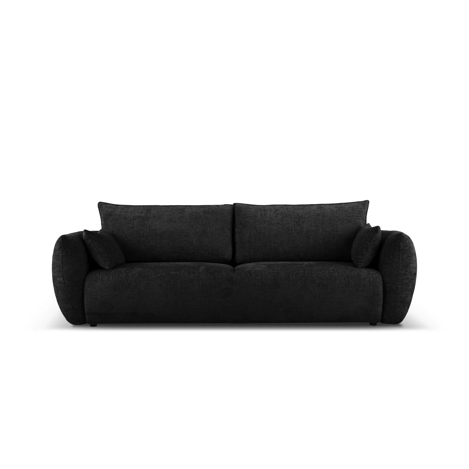 Matera 3-Sitzer Sofa mit Schlaffunktion und Stauraum, aus Samt oder Chenille, 240x108x86 cm - Image 61