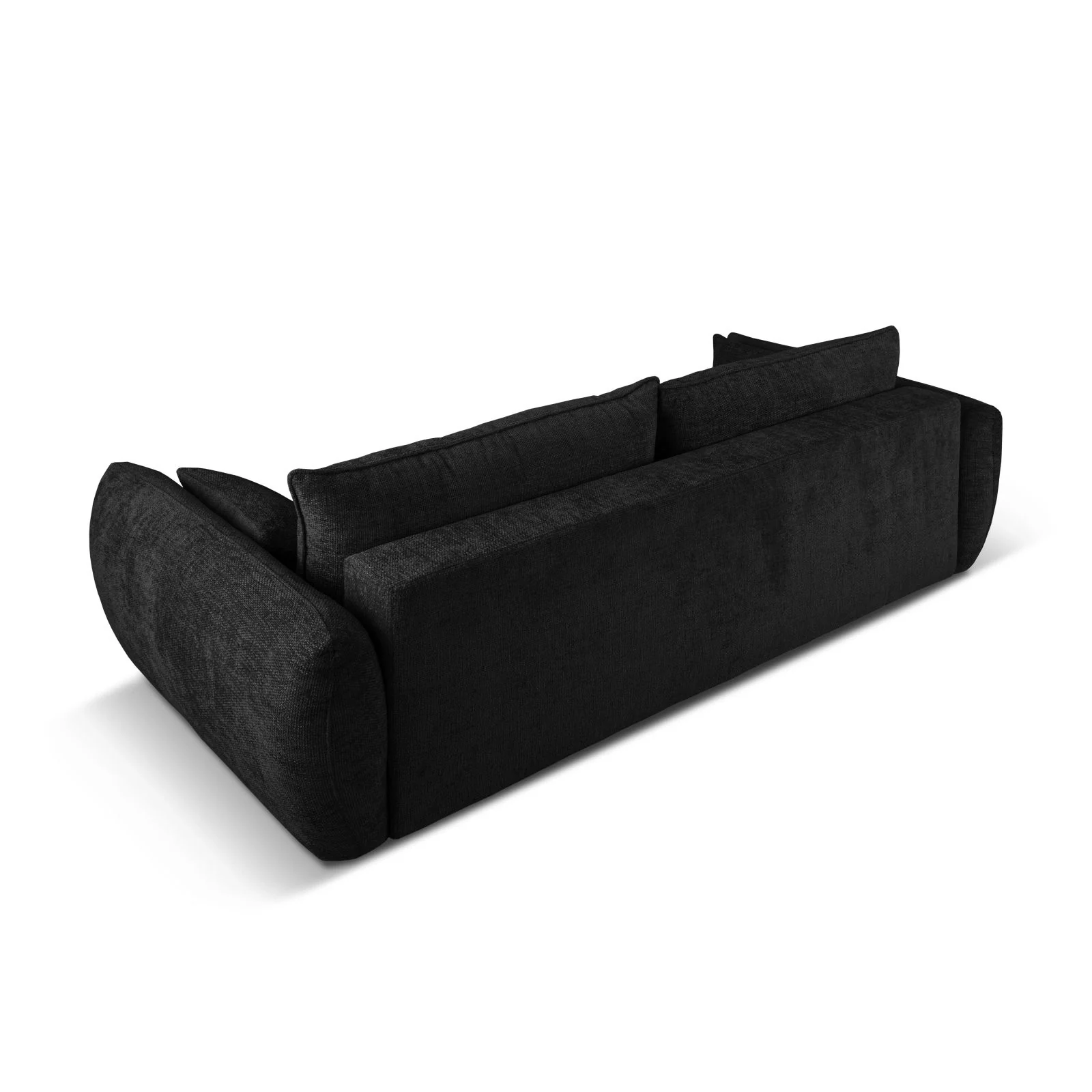 Matera 3-Sitzer Sofa mit Schlaffunktion und Stauraum, aus Samt oder Chenille, 240x108x86 cm - Image 70