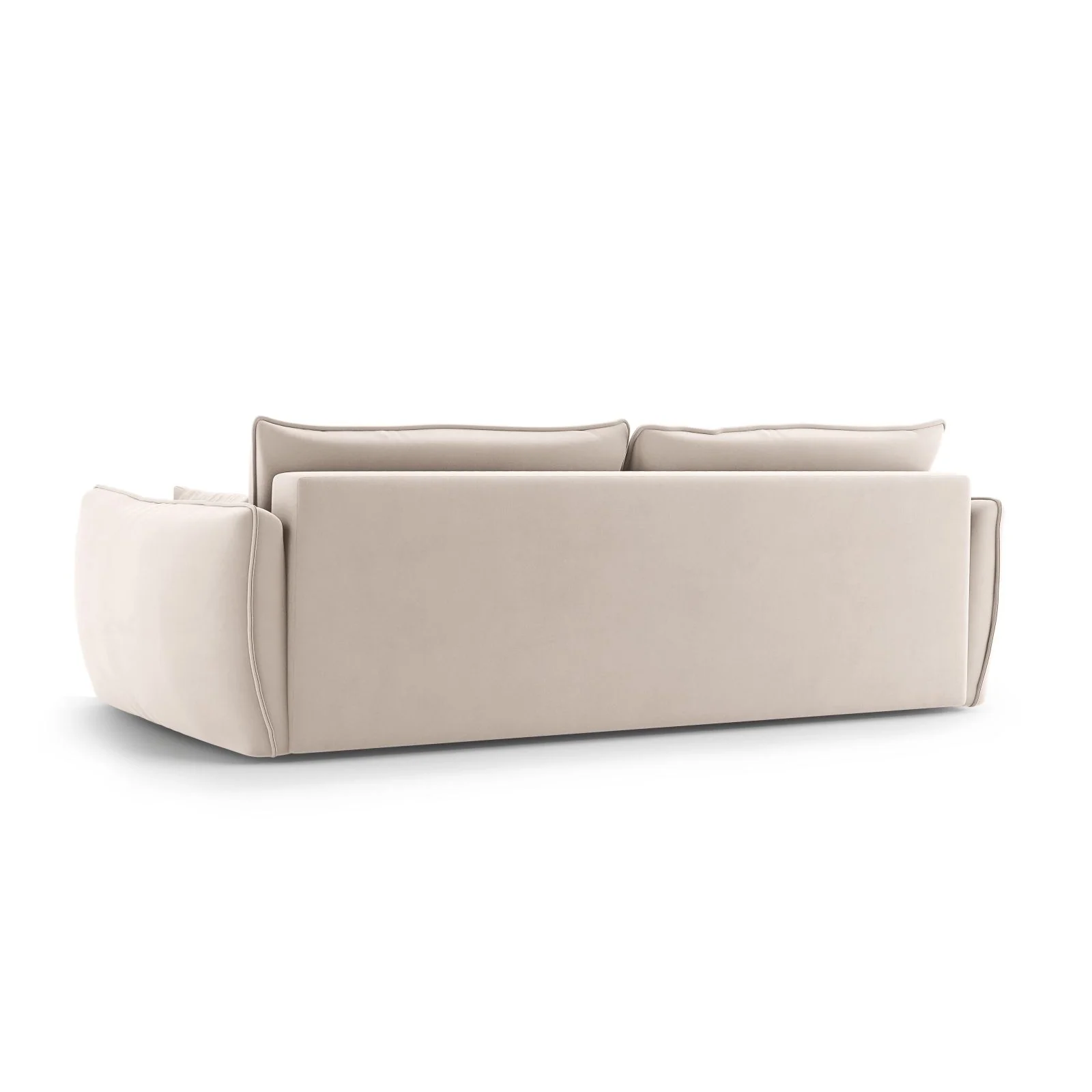 Matera 3-Sitzer Sofa mit Schlaffunktion und Stauraum, aus Samt oder Chenille, 240x108x86 cm - Image 78
