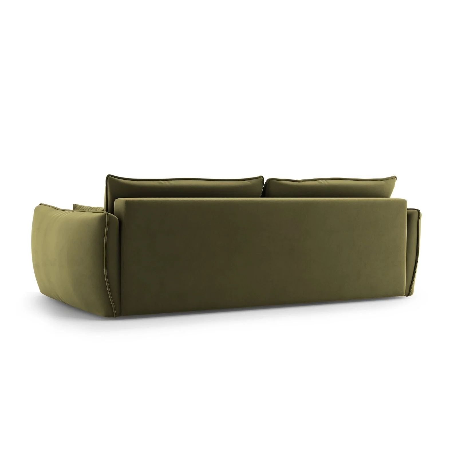 Matera 3-Sitzer Sofa mit Schlaffunktion und Stauraum, aus Samt oder Chenille, 240x108x86 cm - Image 96