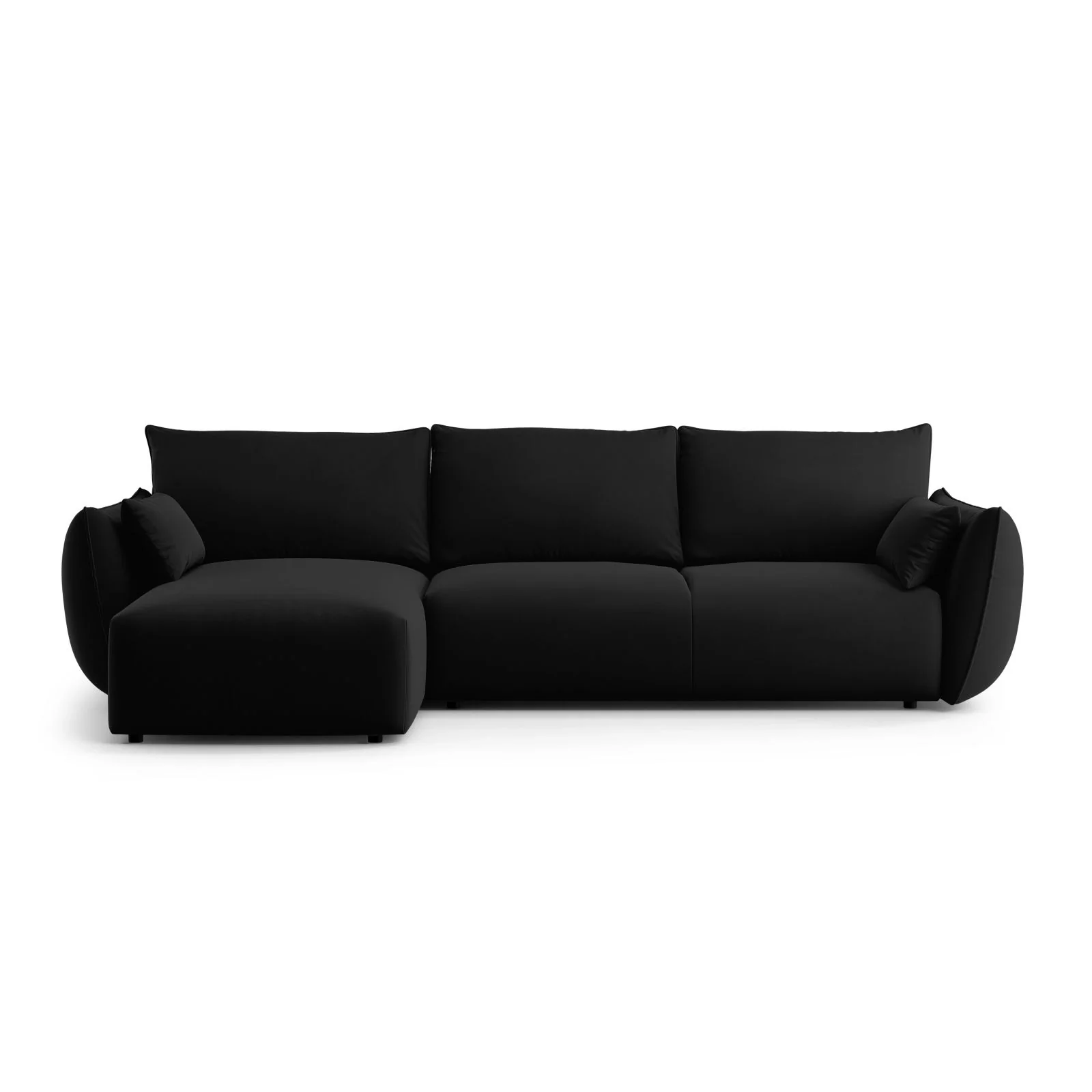 Matera 4-Sitzer Ecksofa, Linke Seite, aus Samt oder Chenille, 253x173x86 cm - Image 104