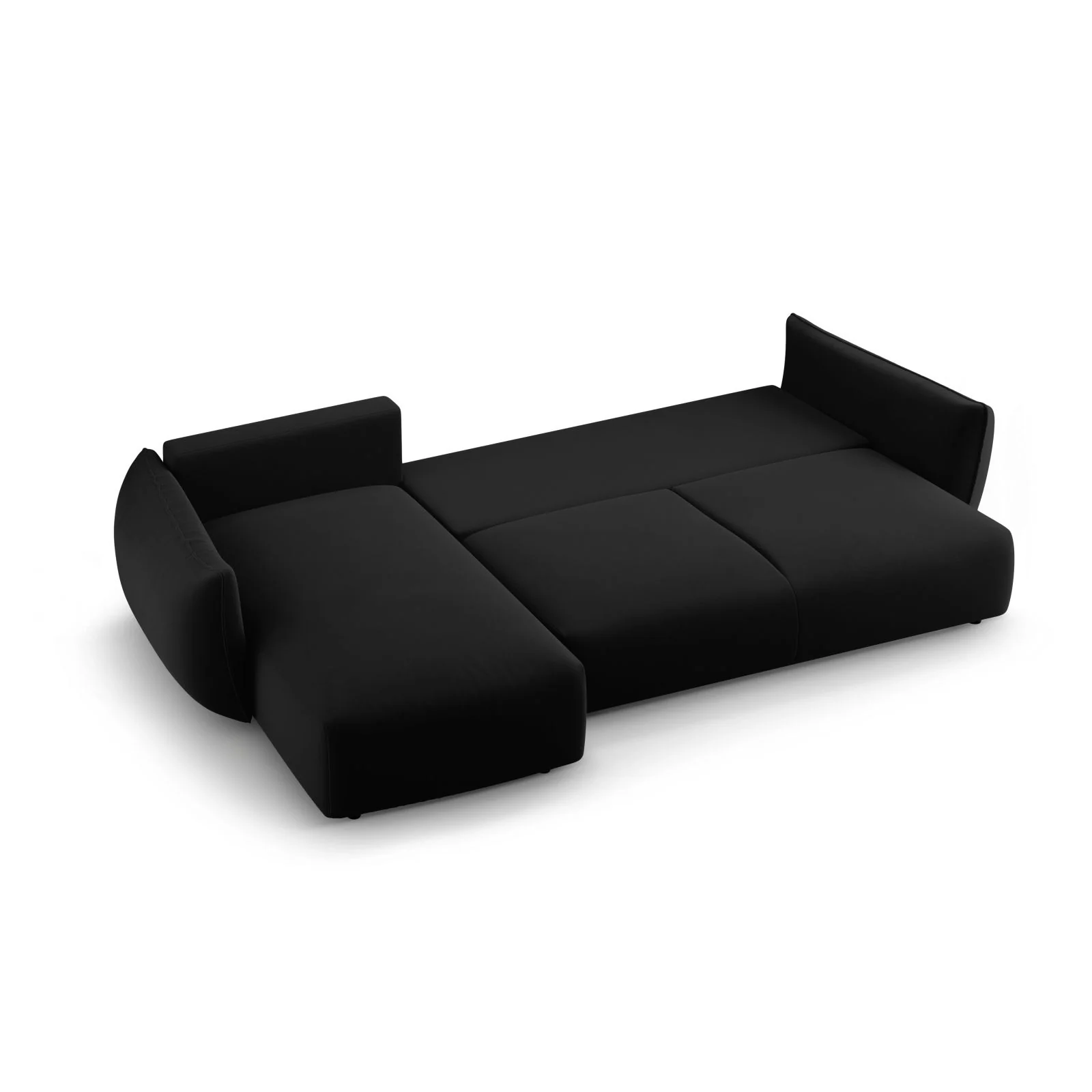 Matera 4-Sitzer Ecksofa, Linke Seite, aus Samt oder Chenille, 253x173x86 cm - Image 109