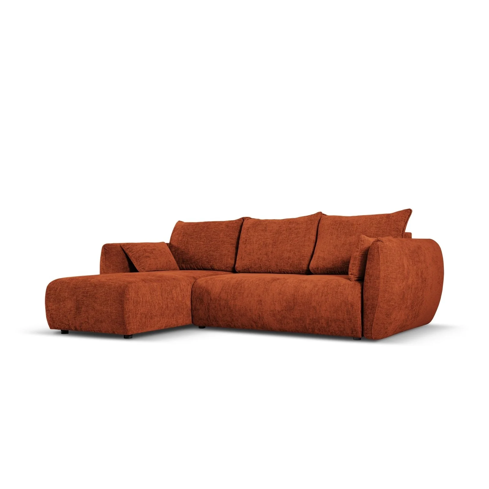 Matera 4-Sitzer Ecksofa, Linke Seite, aus Samt oder Chenille, 253x173x86 cm - Image 22