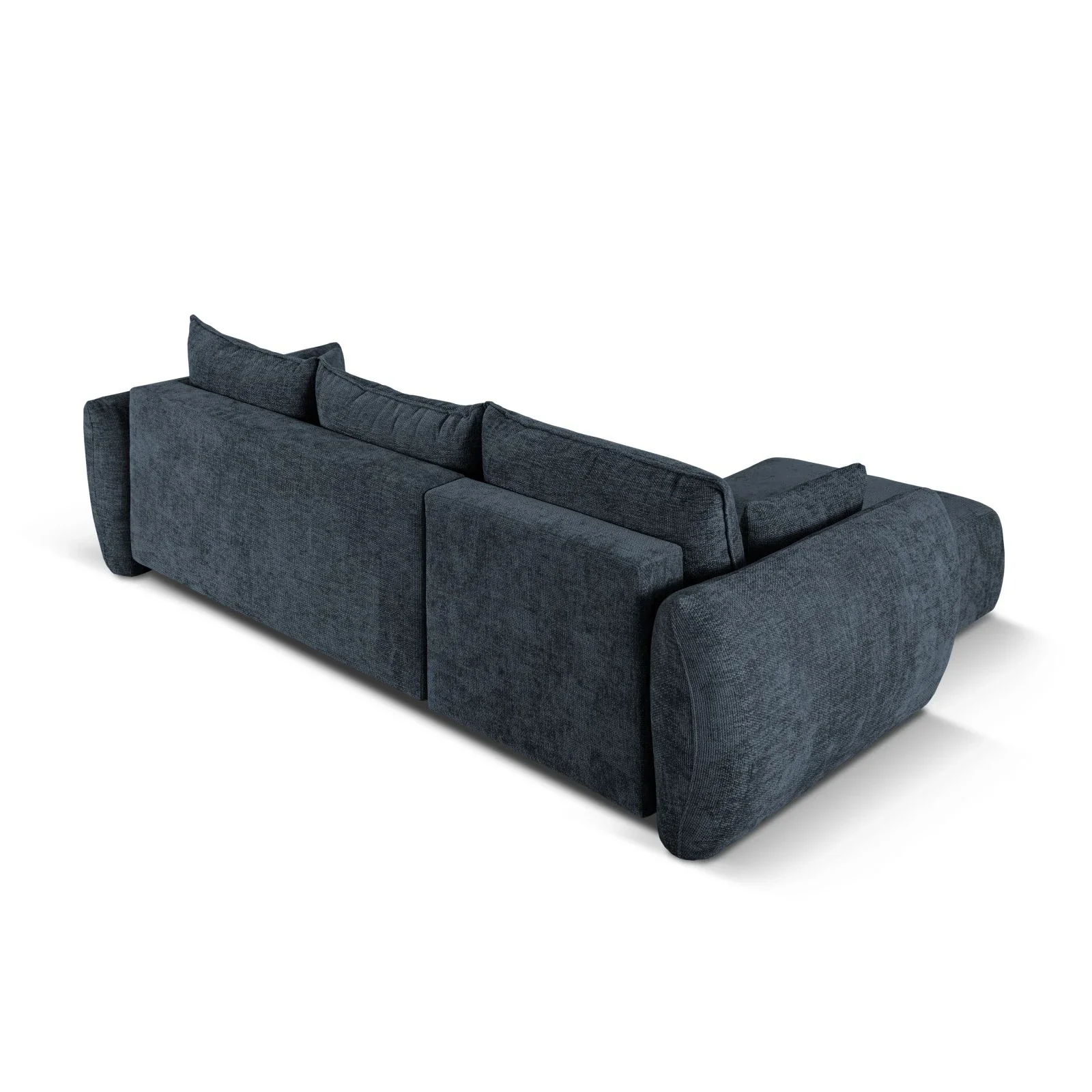 Matera 4-Sitzer Ecksofa, Linke Seite, aus Samt oder Chenille, 253x173x86 cm - Image 36