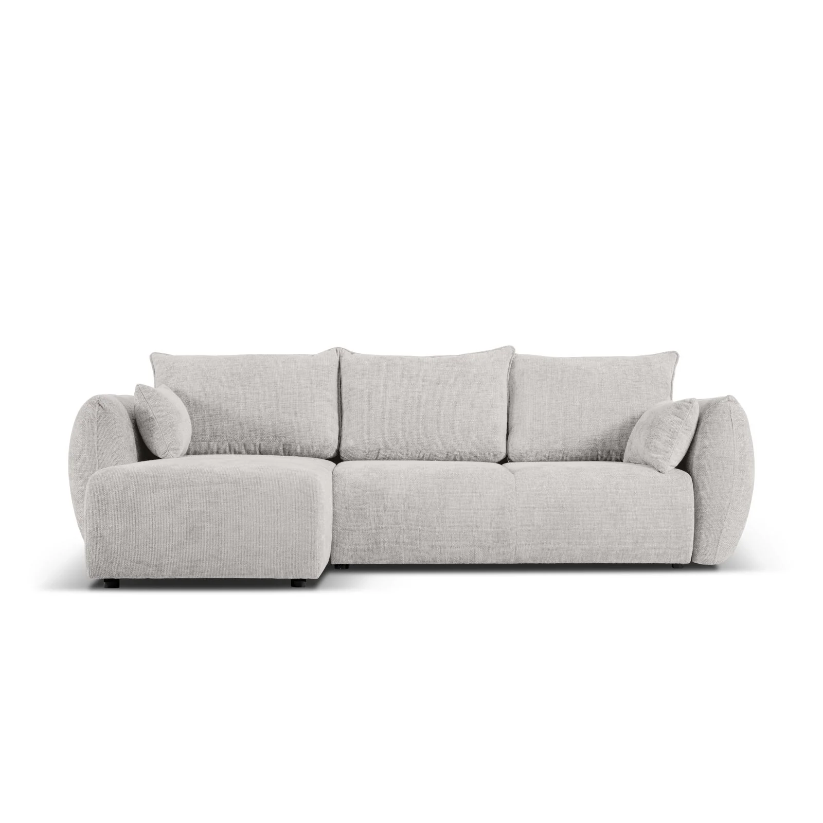 Matera 4-Sitzer Ecksofa, Linke Seite, aus Samt oder Chenille, 253x173x86 cm - Image 38