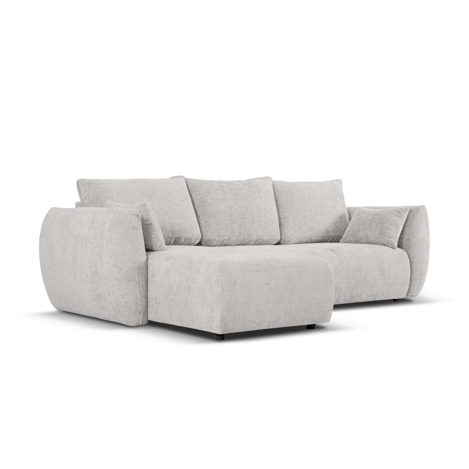 Matera 4-Sitzer Ecksofa, Linke Seite, aus Samt oder Chenille, 253x173x86 cm - Image 41