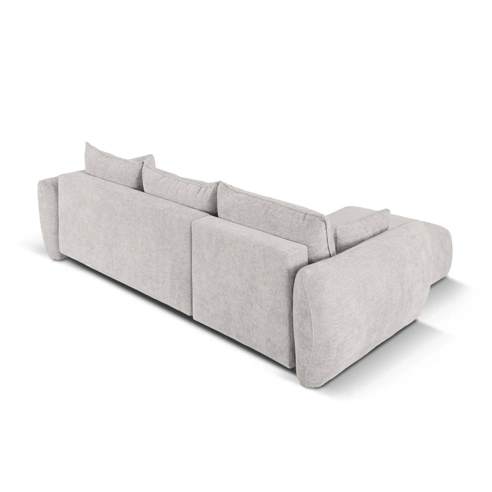Matera 4-Sitzer Ecksofa, Linke Seite, aus Samt oder Chenille, 253x173x86 cm - Image 45