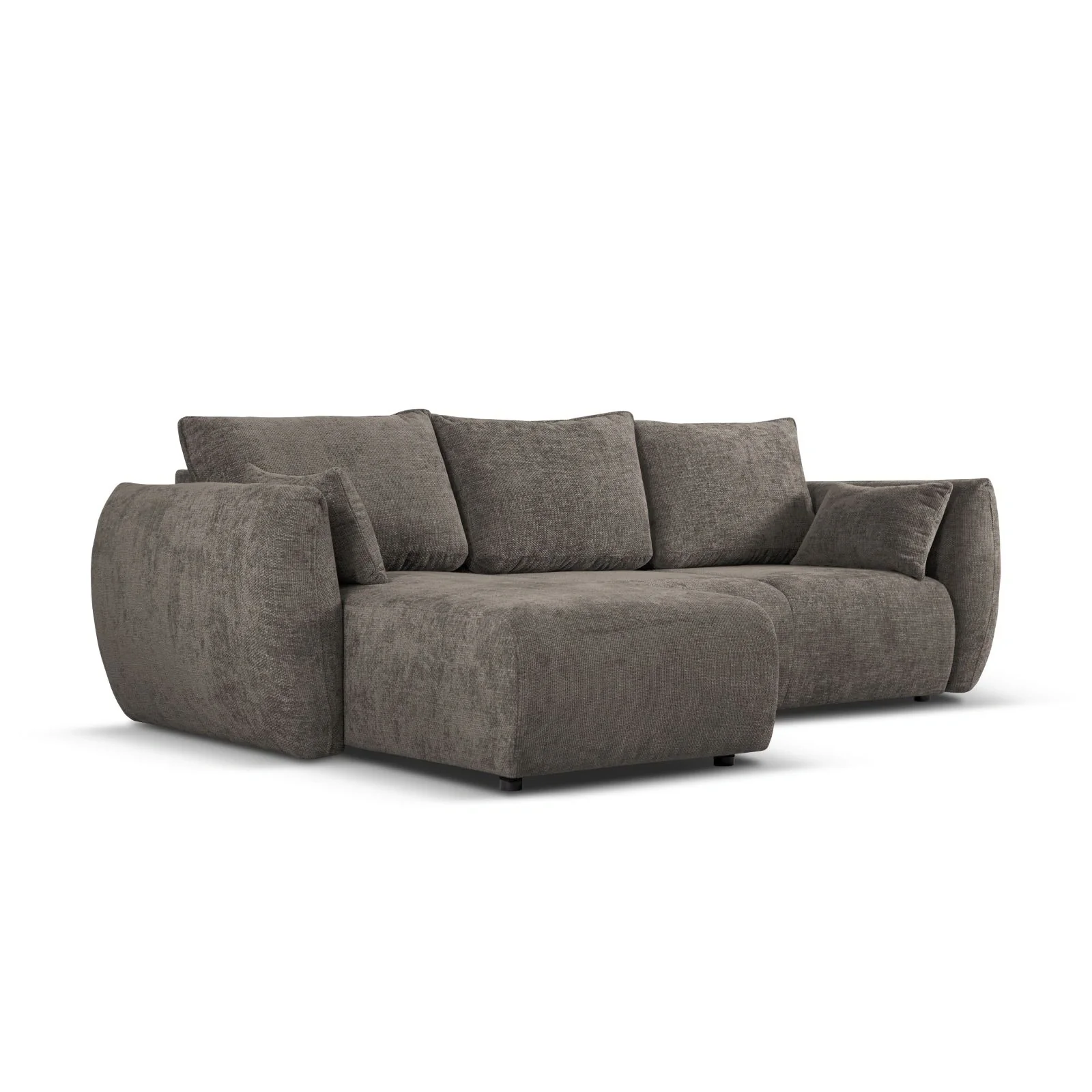 Matera 4-Sitzer Ecksofa, Linke Seite, aus Samt oder Chenille, 253x173x86 cm - Image 50