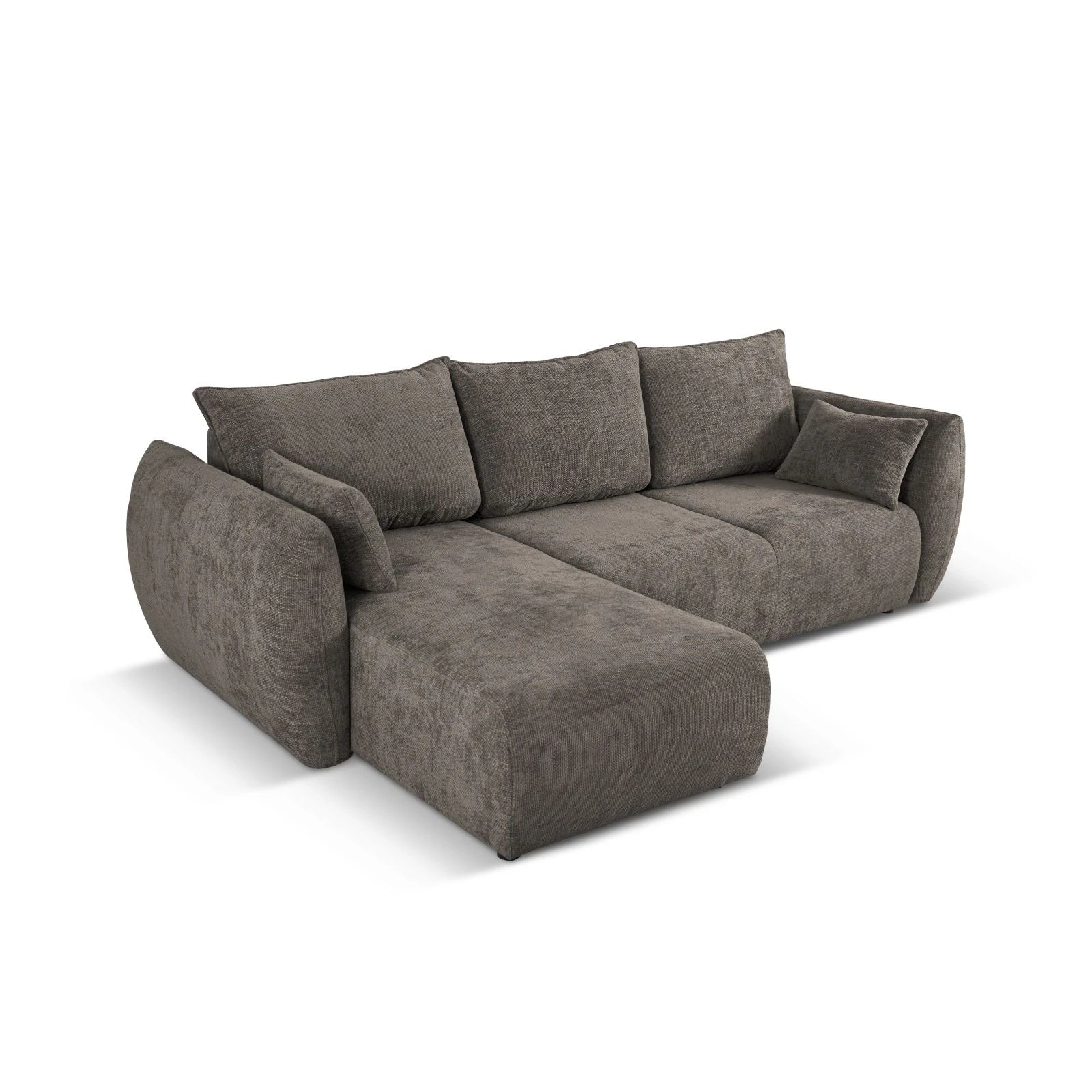 Matera 4-Sitzer Ecksofa, Linke Seite, aus Samt oder Chenille, 253x173x86 cm - Image 51