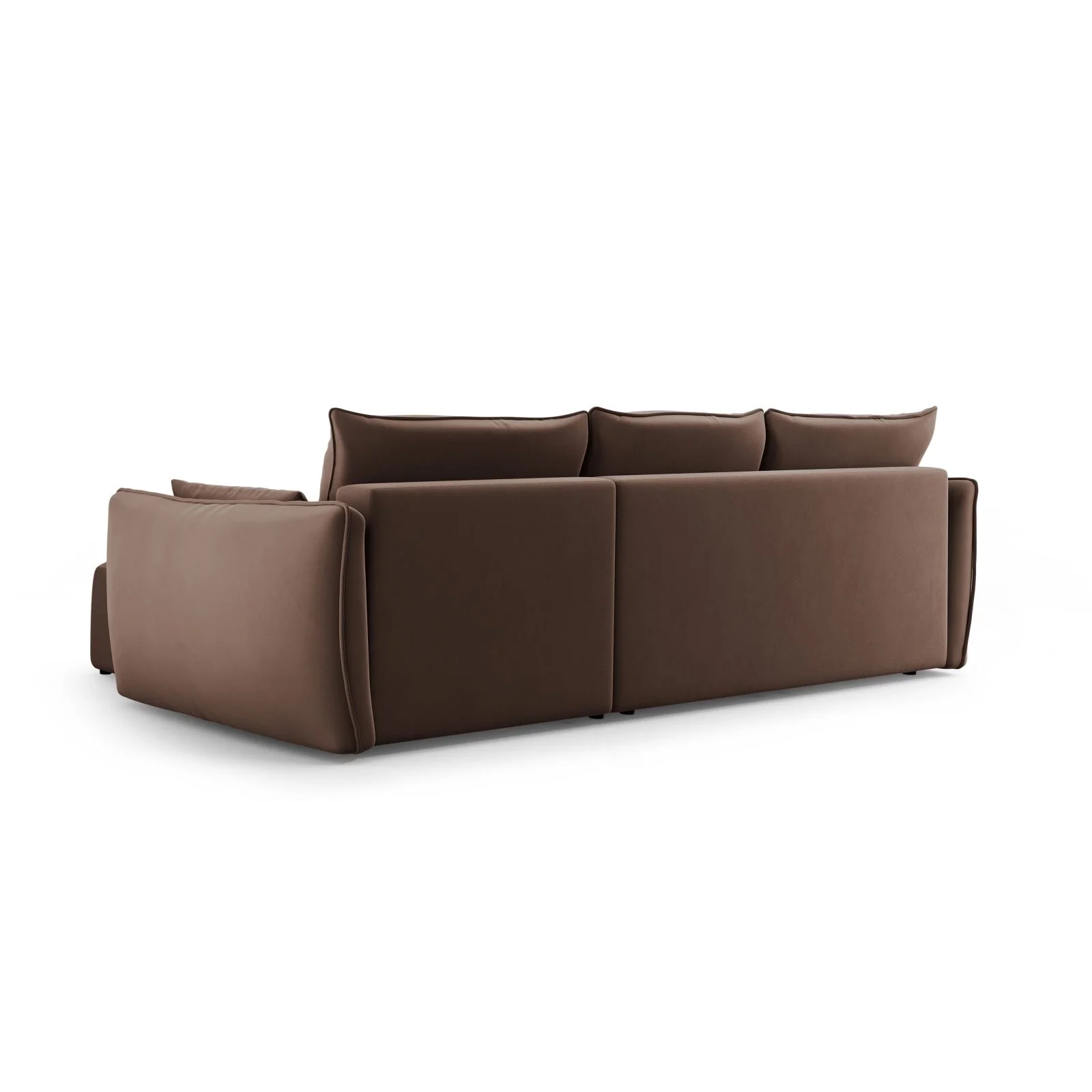 Matera 4-Sitzer Ecksofa, Linke Seite, aus Samt oder Chenille, 253x173x86 cm - Image 78