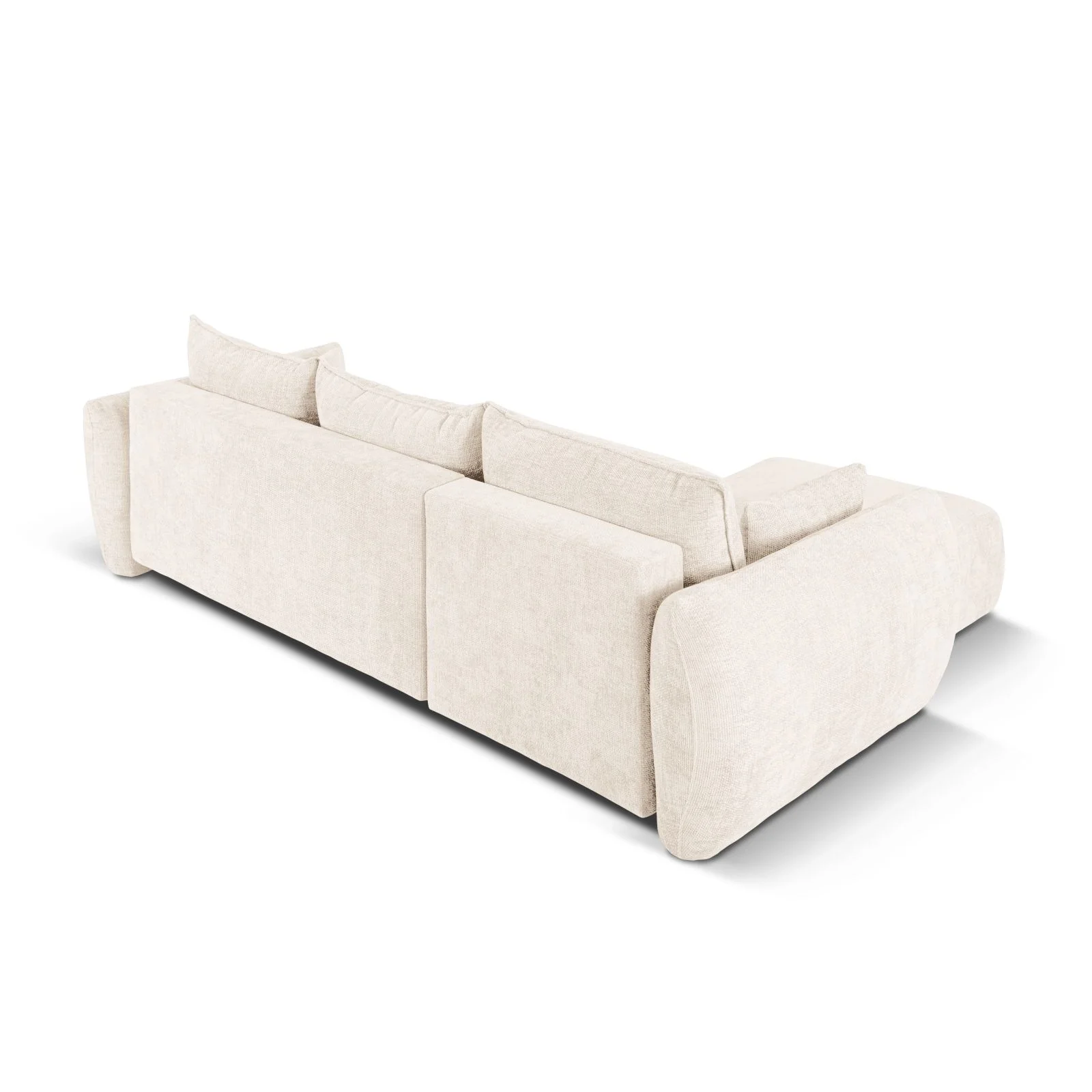 Matera 4-Sitzer Ecksofa, Linke Seite, aus Samt oder Chenille, 253x173x86 cm - Image 8