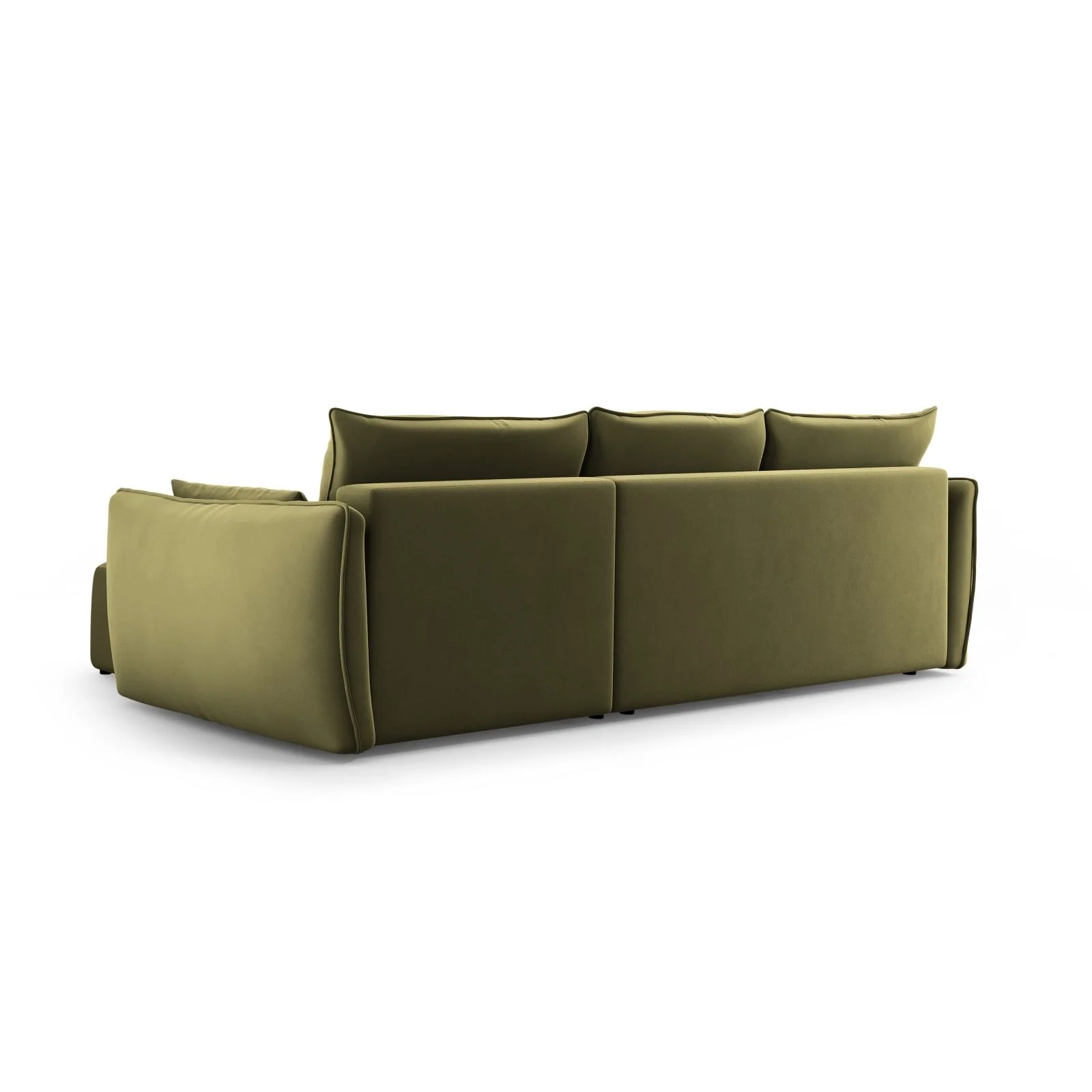 Matera 4-Sitzer Ecksofa, Linke Seite, aus Samt oder Chenille, 253x173x86 cm - Image 86
