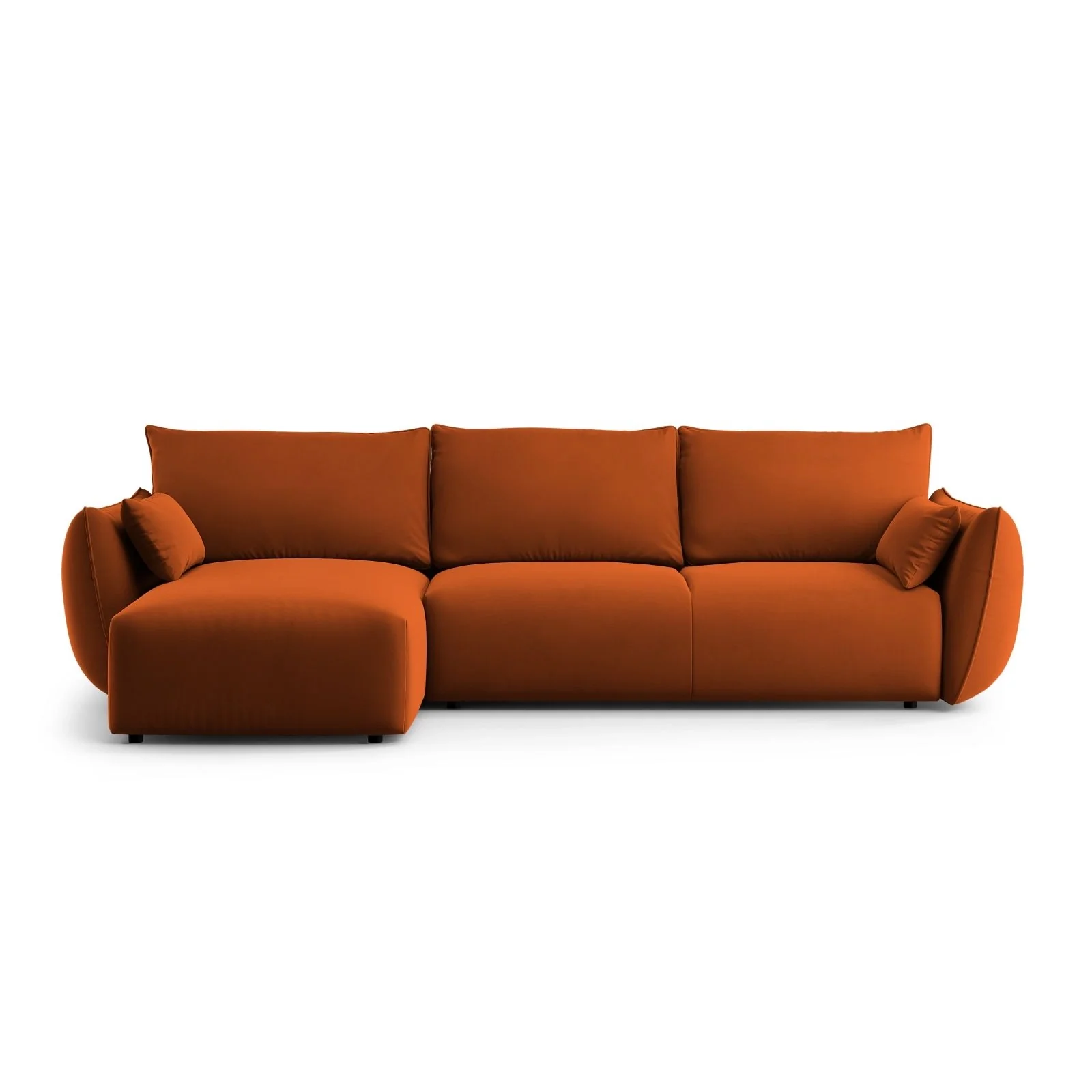 Matera 4-Sitzer Ecksofa, Linke Seite, aus Samt oder Chenille, 253x173x86 cm - Image 88