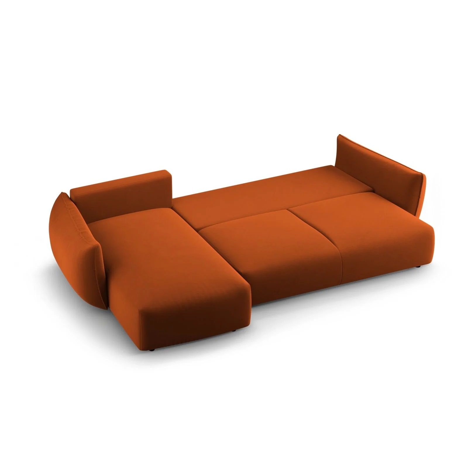 Matera 4-Sitzer Ecksofa, Linke Seite, aus Samt oder Chenille, 253x173x86 cm - Image 93