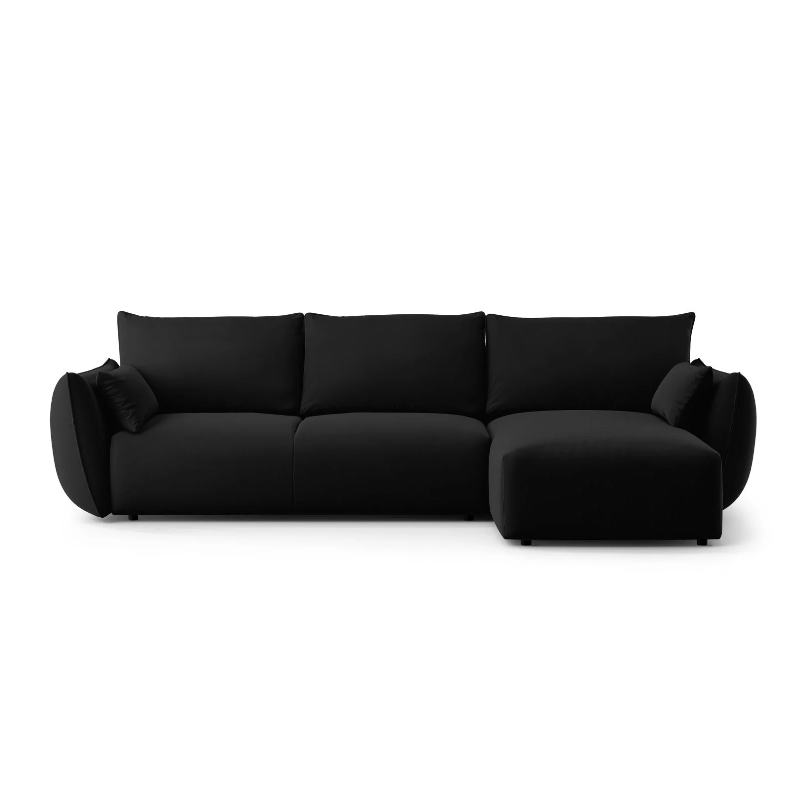 Matera 4-Sitzer Ecksofa, Rechte Seite, aus Samt oder Chenille, 253x173x86 cm - Image 105