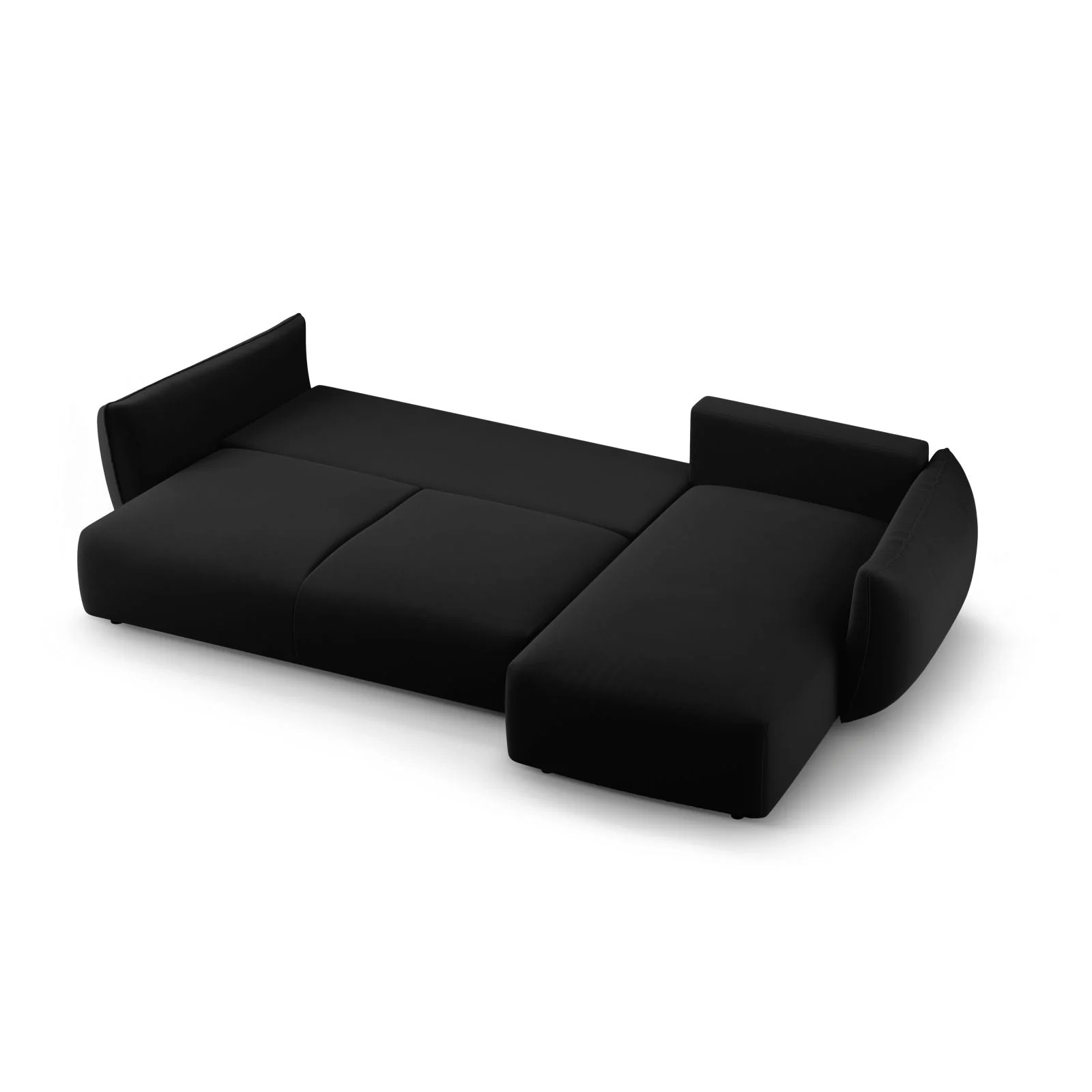 Matera 4-Sitzer Ecksofa, Rechte Seite, aus Samt oder Chenille, 253x173x86 cm - Image 110