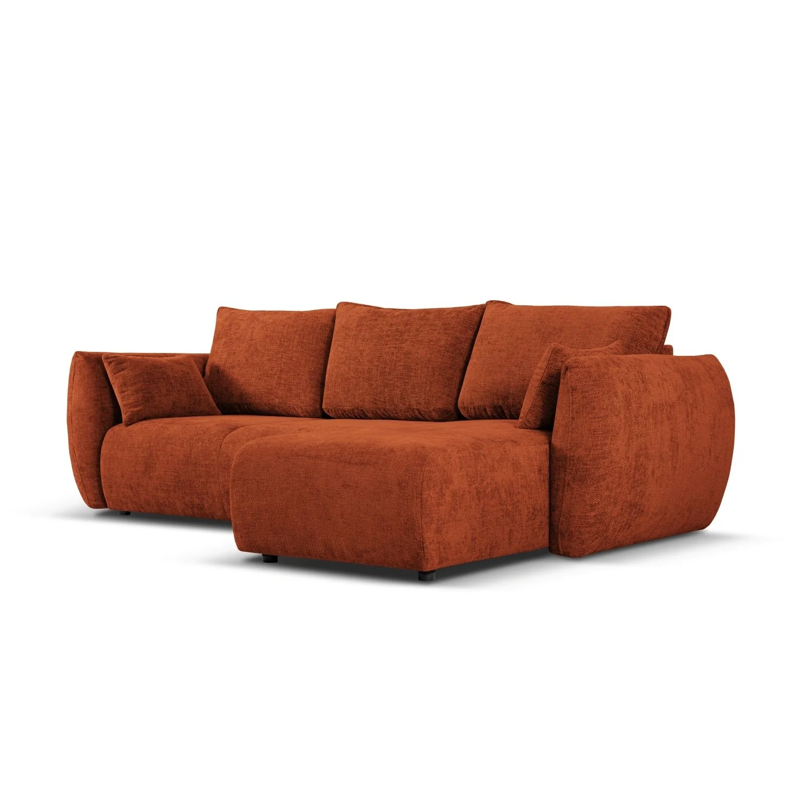 Matera 4-Sitzer Ecksofa, Rechte Seite, aus Samt oder Chenille, 253x173x86 cm - Image 23