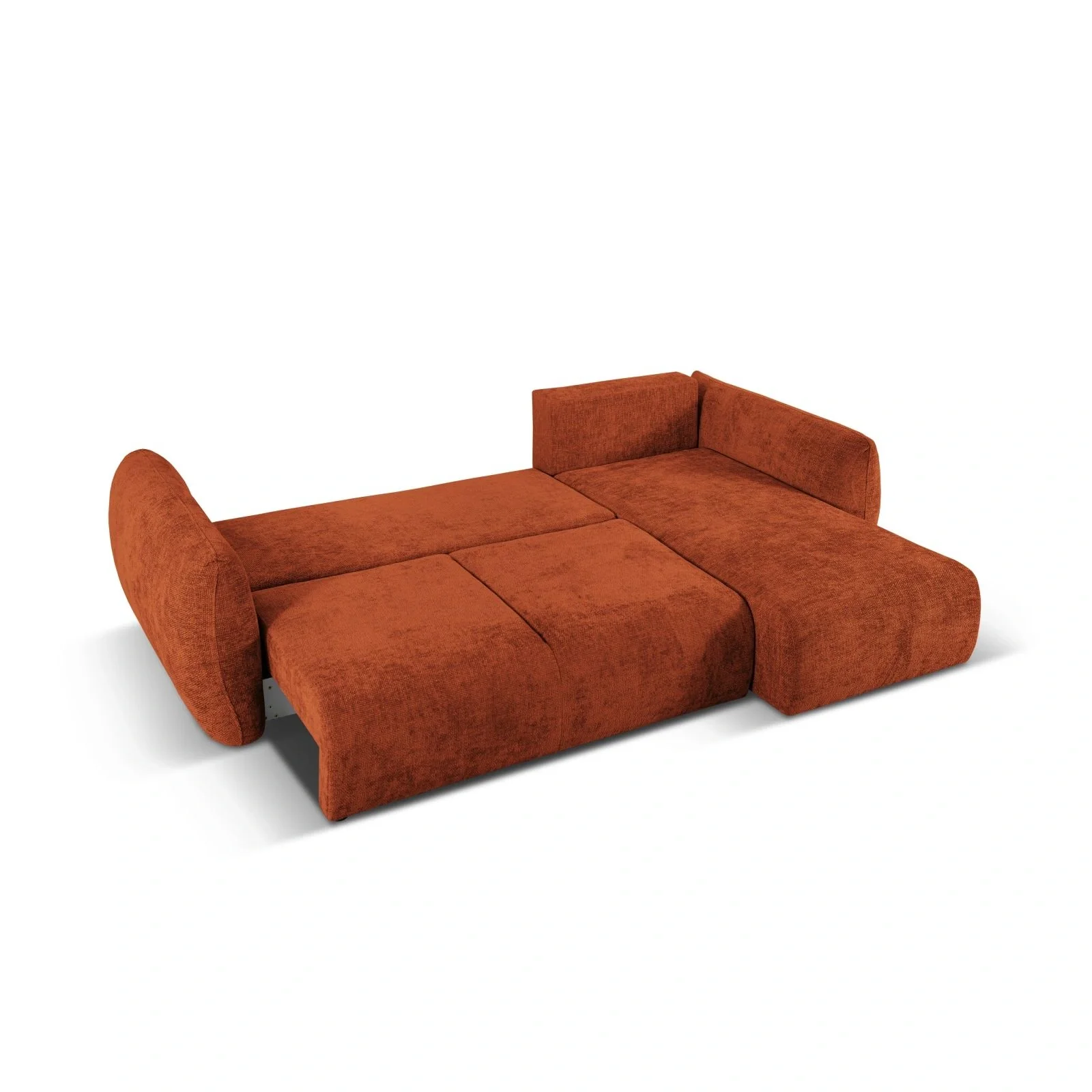 Matera 4-Sitzer Ecksofa, Rechte Seite, aus Samt oder Chenille, 253x173x86 cm - Image 26