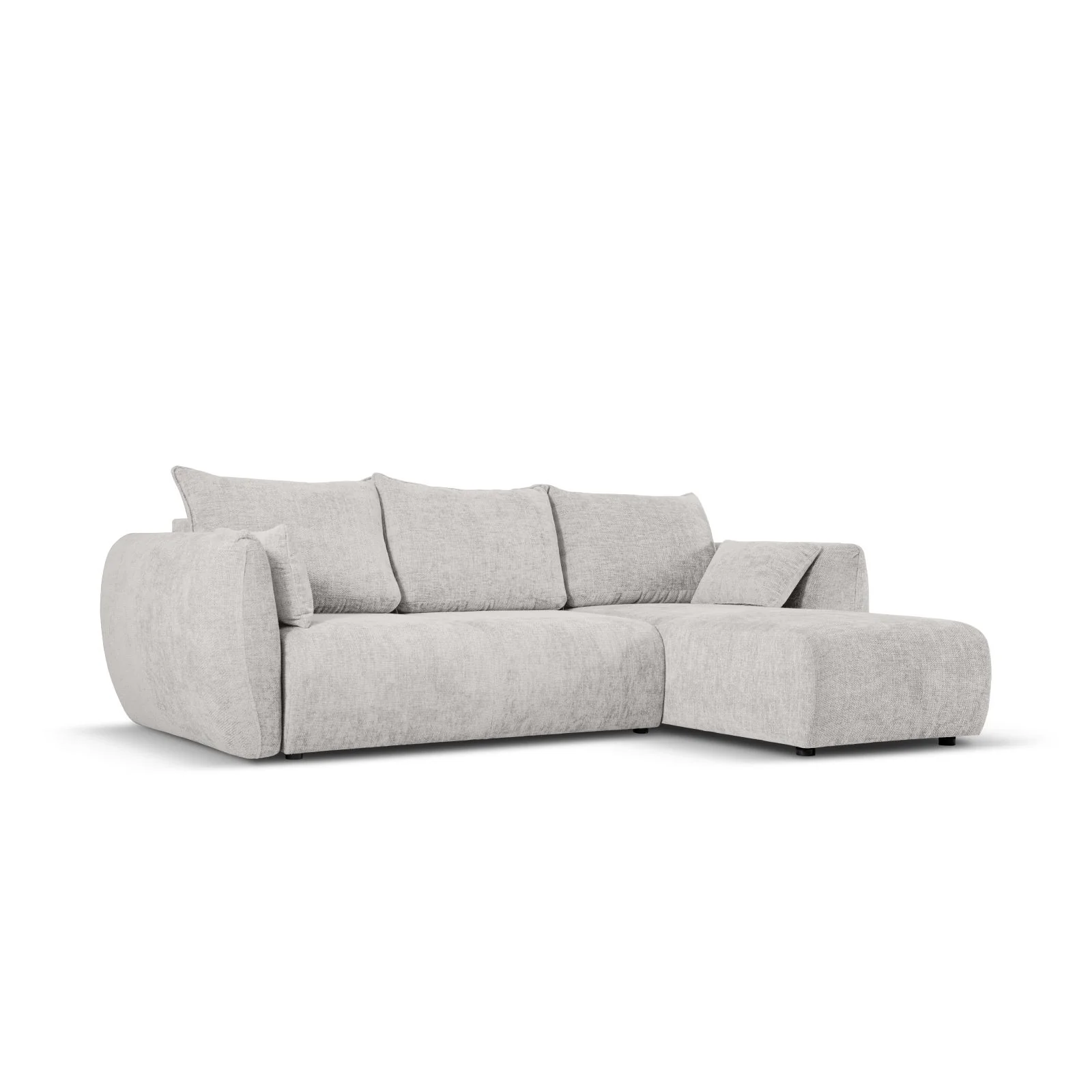 Matera 4-Sitzer Ecksofa, Rechte Seite, aus Samt oder Chenille, 253x173x86 cm - Image 40