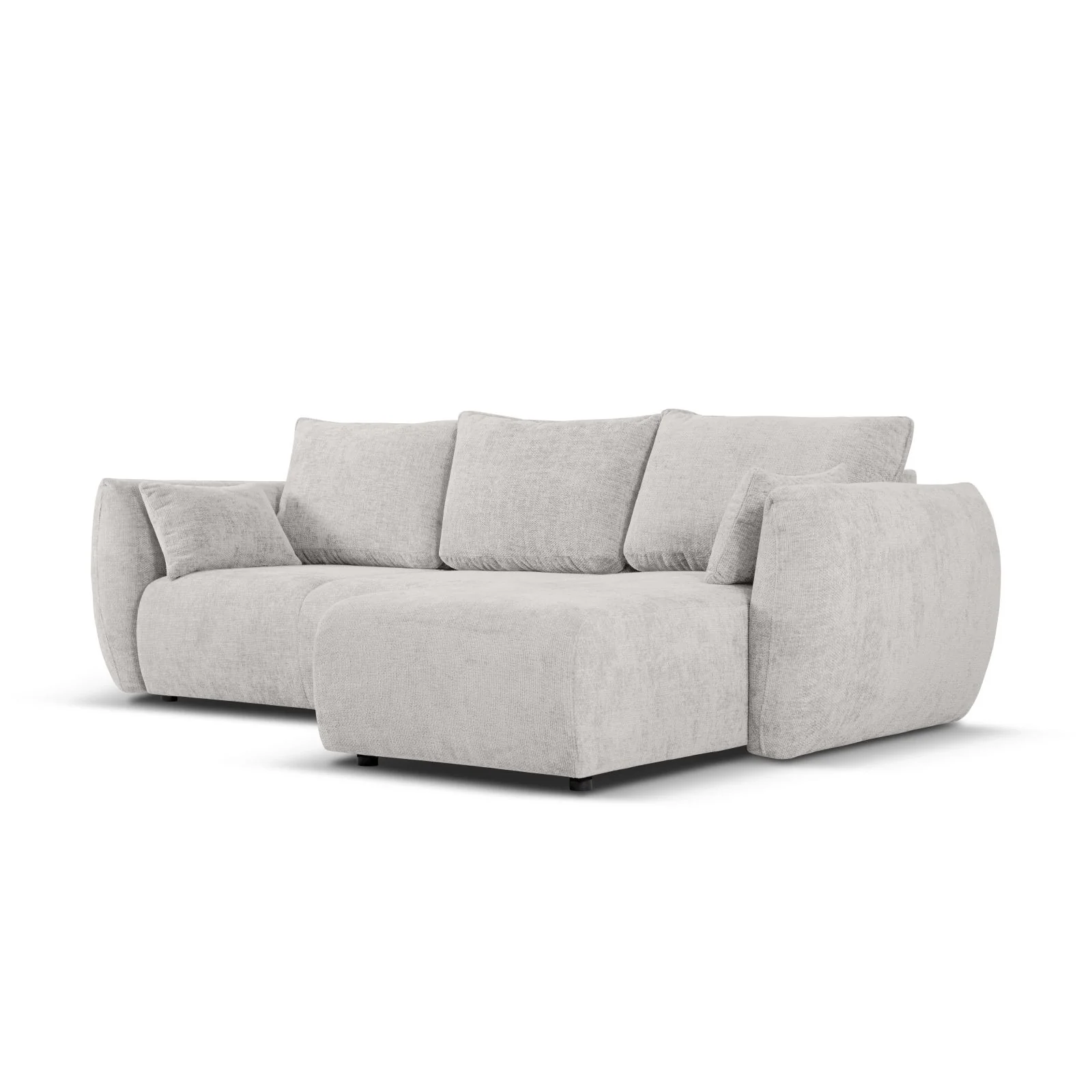 Matera 4-Sitzer Ecksofa, Rechte Seite, aus Samt oder Chenille, 253x173x86 cm - Image 41