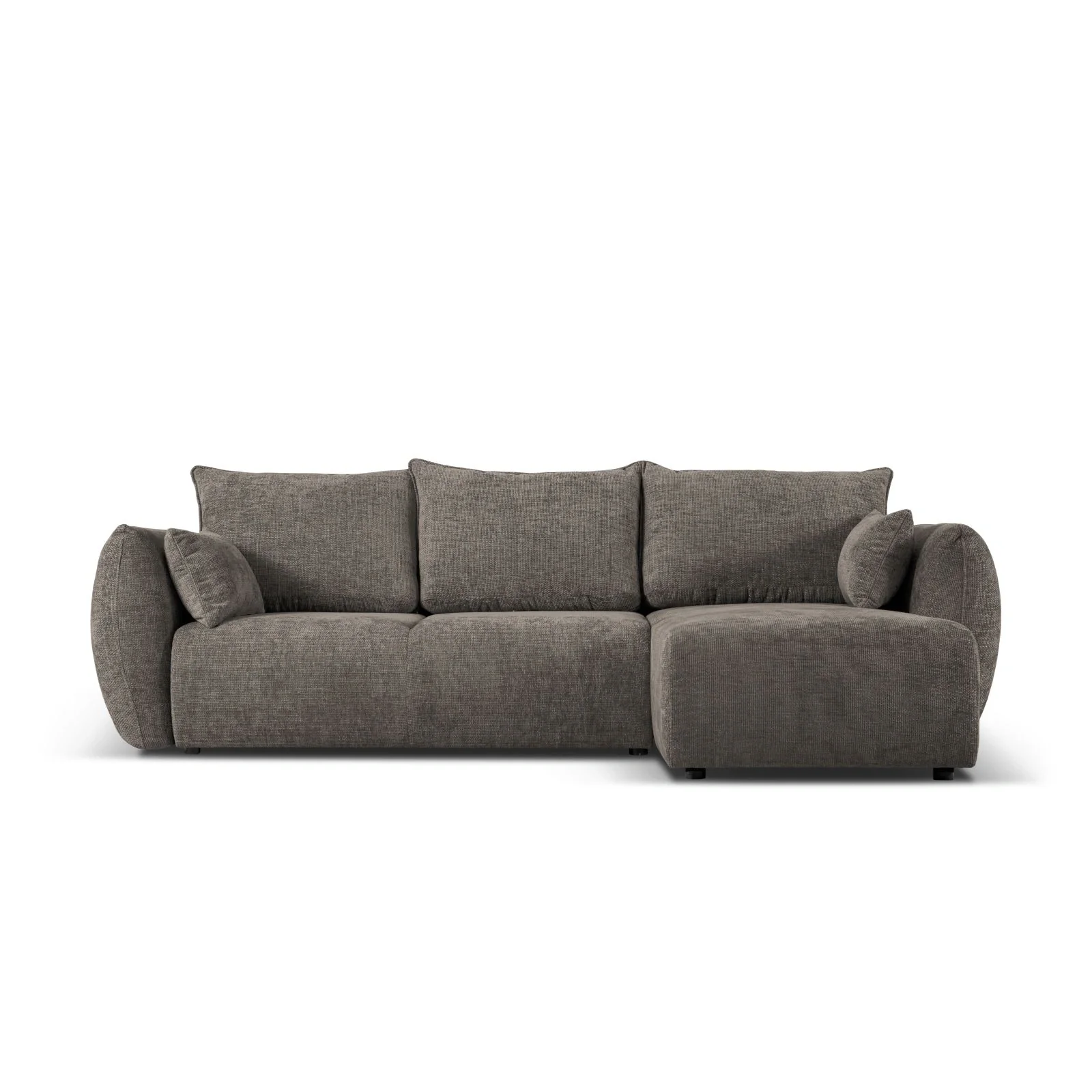 Matera 4-Sitzer Ecksofa, Rechte Seite, aus Samt oder Chenille, 253x173x86 cm - Image 47