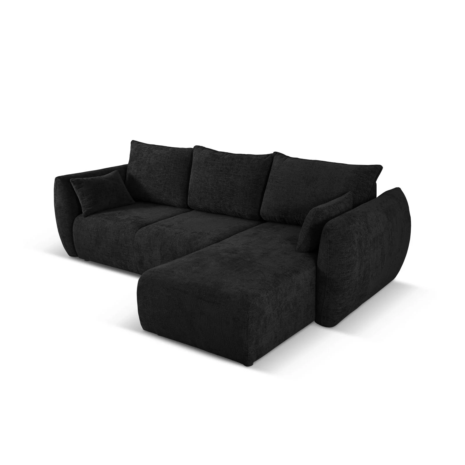 Matera 4-Sitzer Ecksofa, Rechte Seite, aus Samt oder Chenille, 253x173x86 cm - Image 60