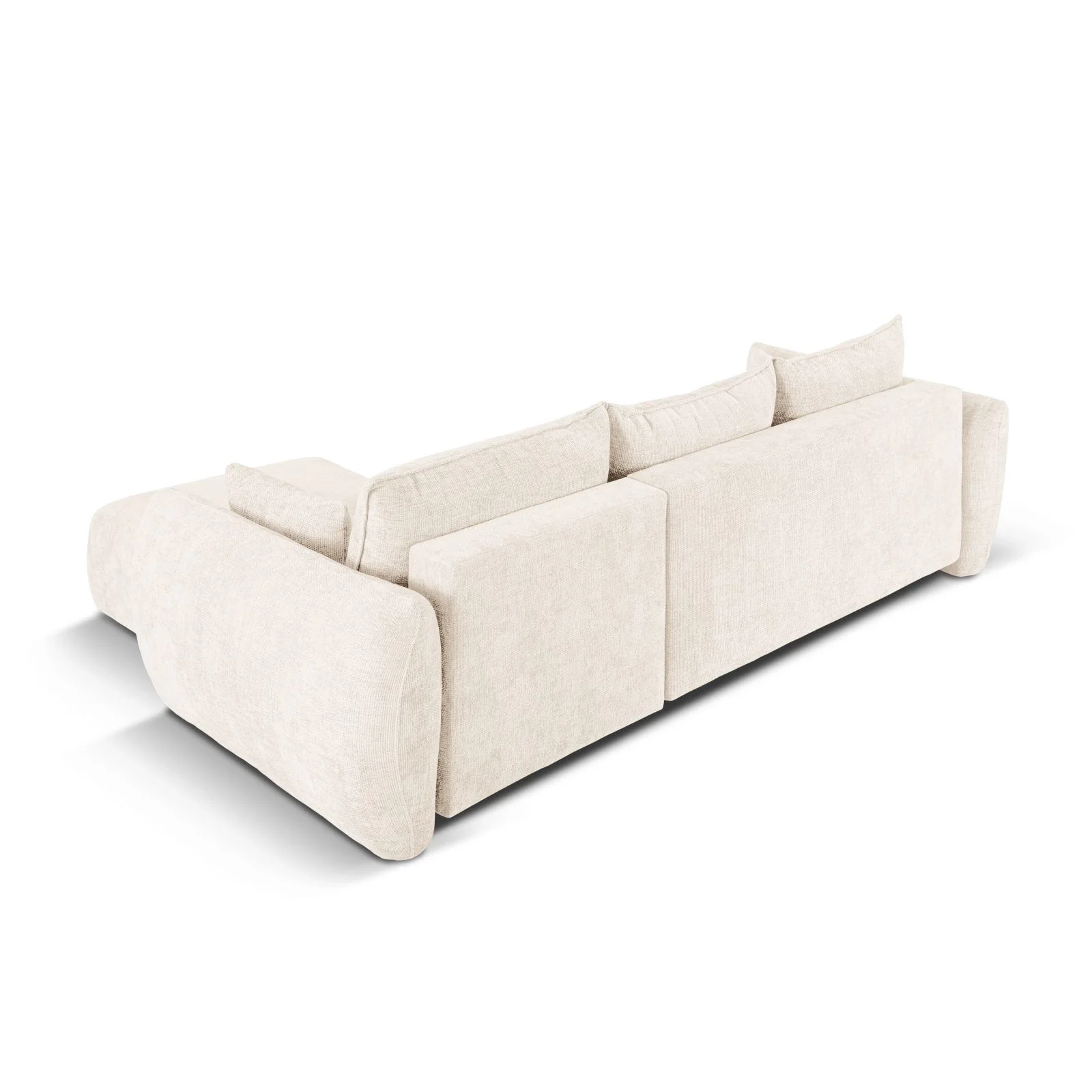 Matera 4-Sitzer Ecksofa, Rechte Seite, aus Samt oder Chenille, 253x173x86 cm - Image 8