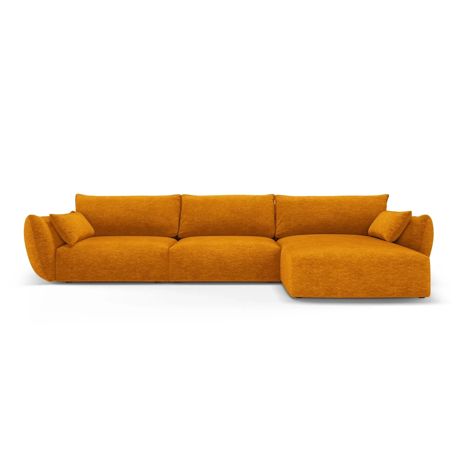 Matera 4-Sitzer Ecksofa, Rechte Seite, aus Samt oder Chenille, 308x171x85 cm - Image 16