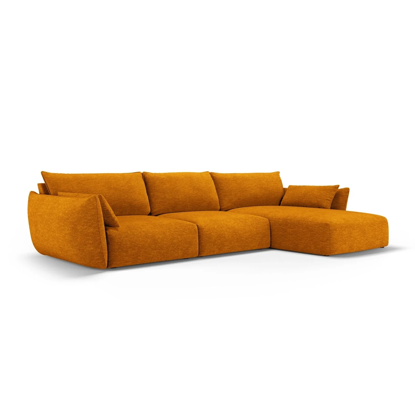 Matera 4-Sitzer Ecksofa, Rechte Seite, aus Samt oder Chenille, 308x171x85 cm - Image 18