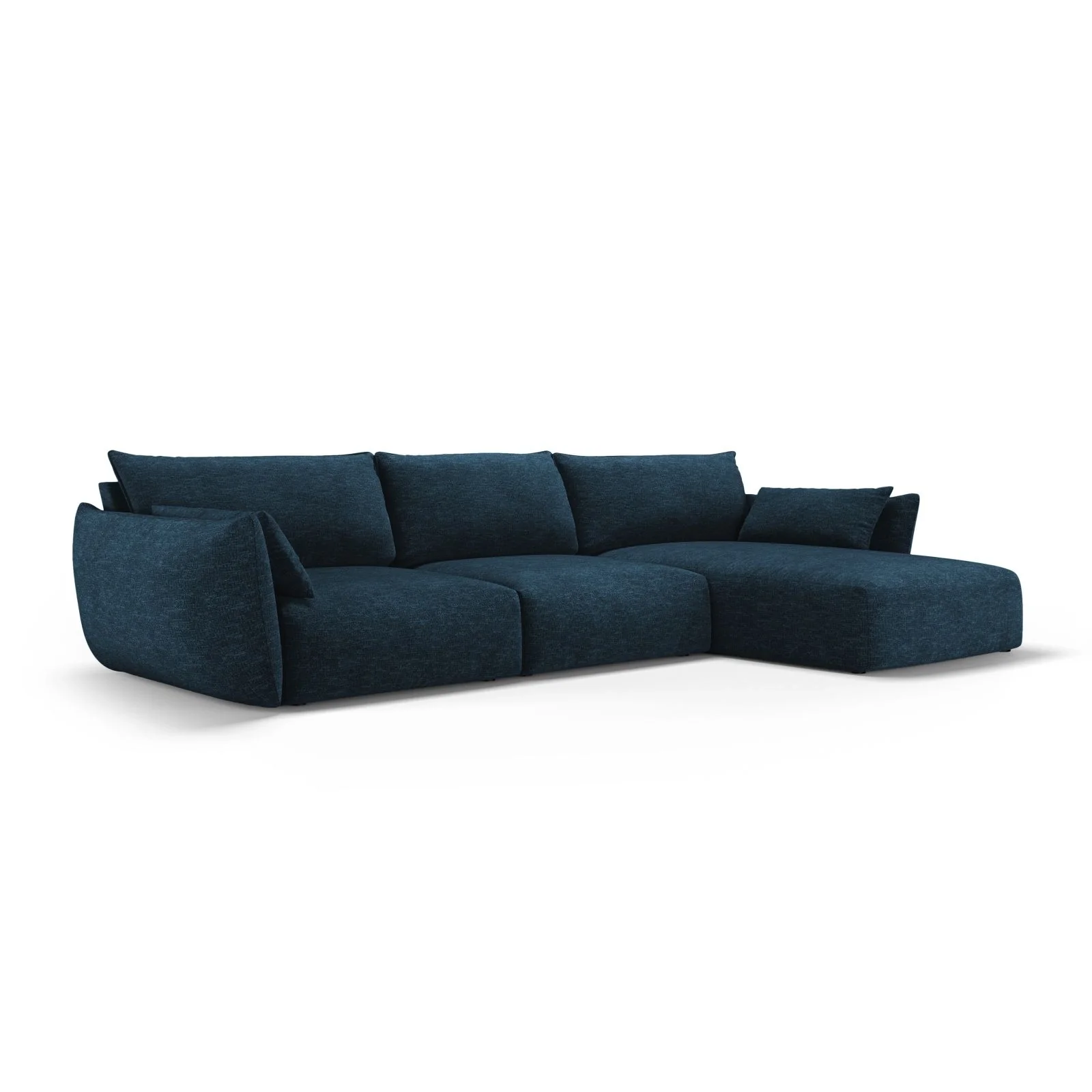 Matera 4-Sitzer Ecksofa, Rechte Seite, aus Samt oder Chenille, 308x171x85 cm - Image 23