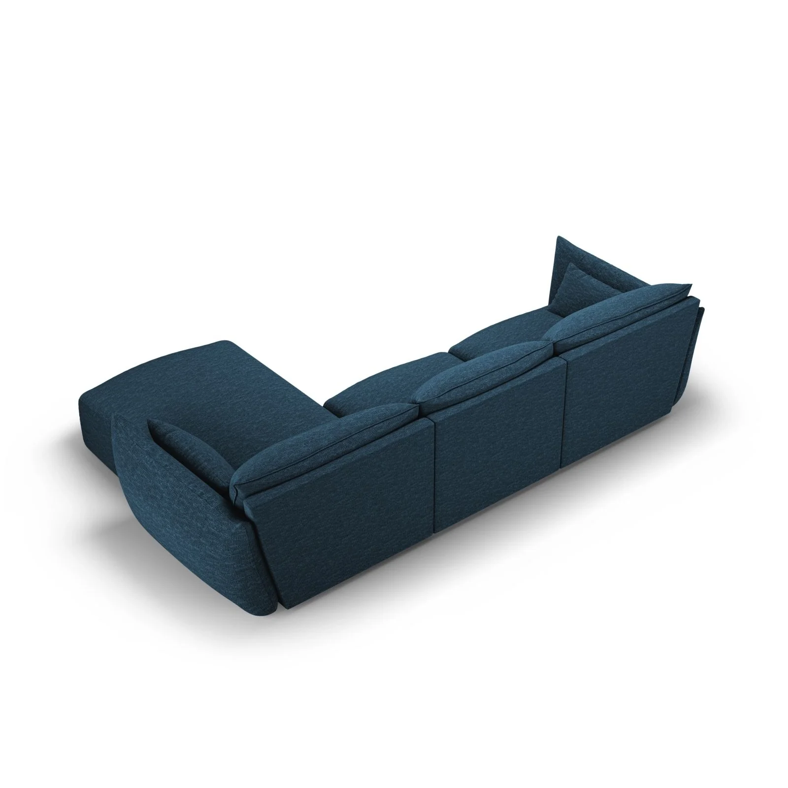 Matera 4-Sitzer Ecksofa, Rechte Seite, aus Samt oder Chenille, 308x171x85 cm - Image 24