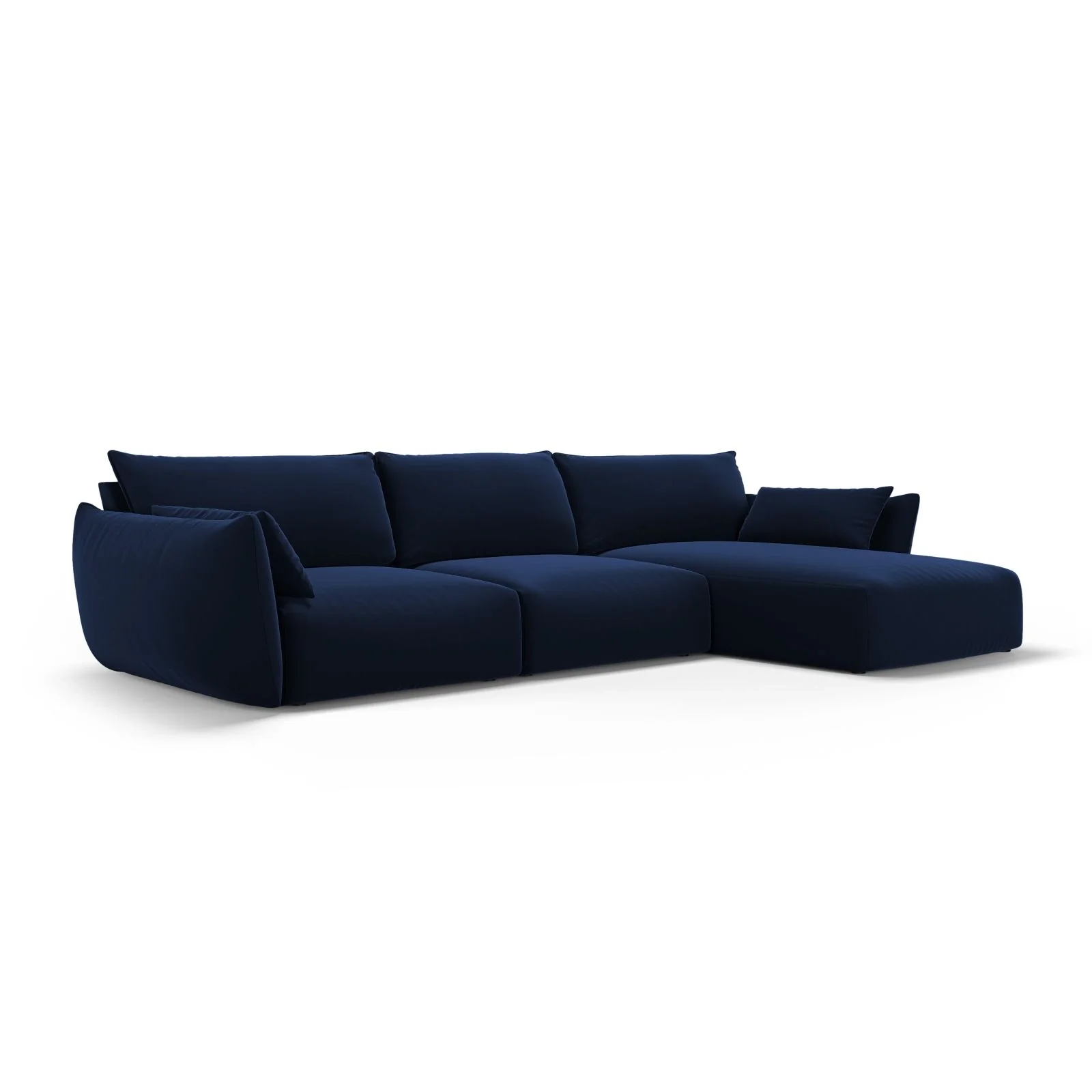 Matera 4-Sitzer Ecksofa, Rechte Seite, aus Samt oder Chenille, 308x171x85 cm - Image 43