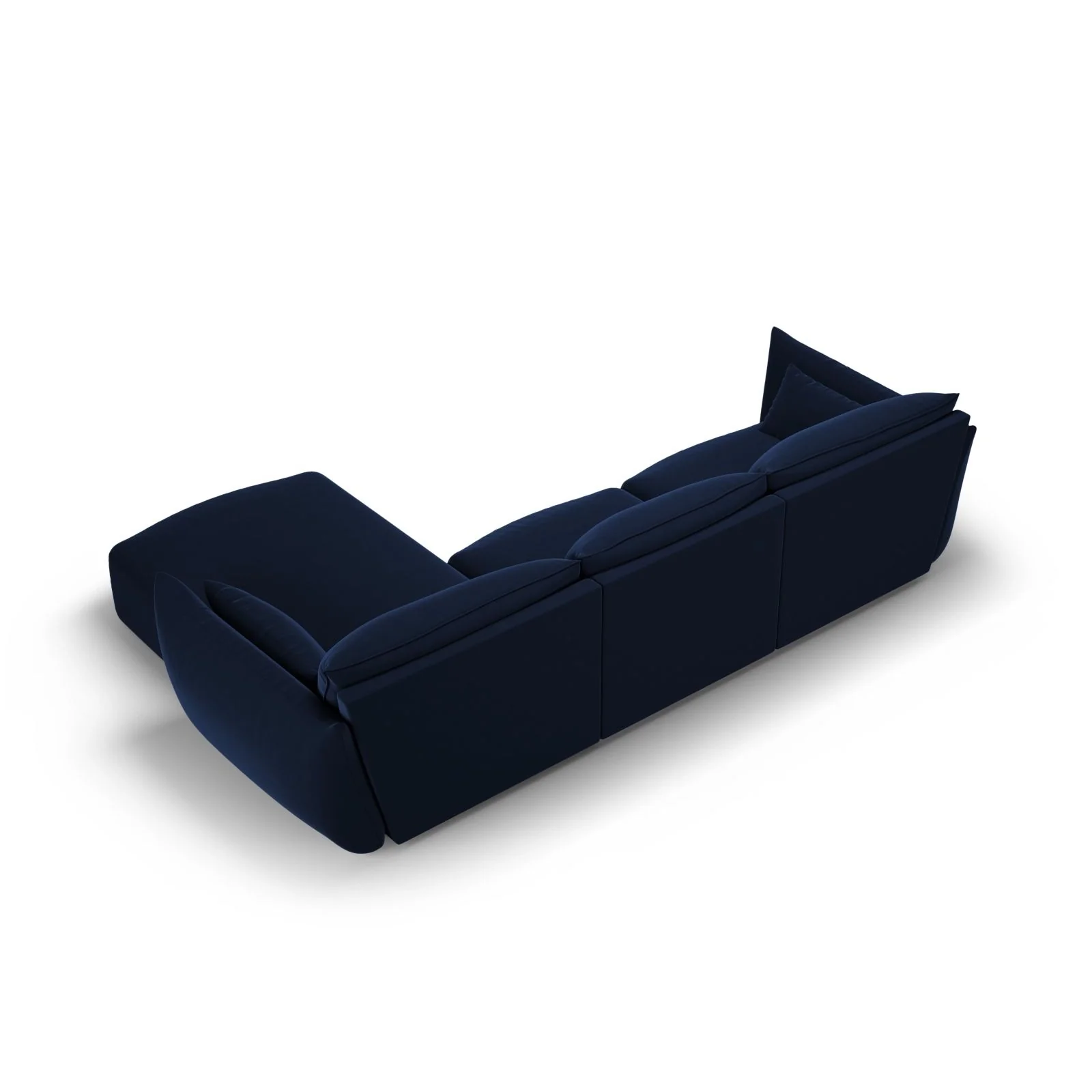 Matera 4-Sitzer Ecksofa, Rechte Seite, aus Samt oder Chenille, 308x171x85 cm - Image 44